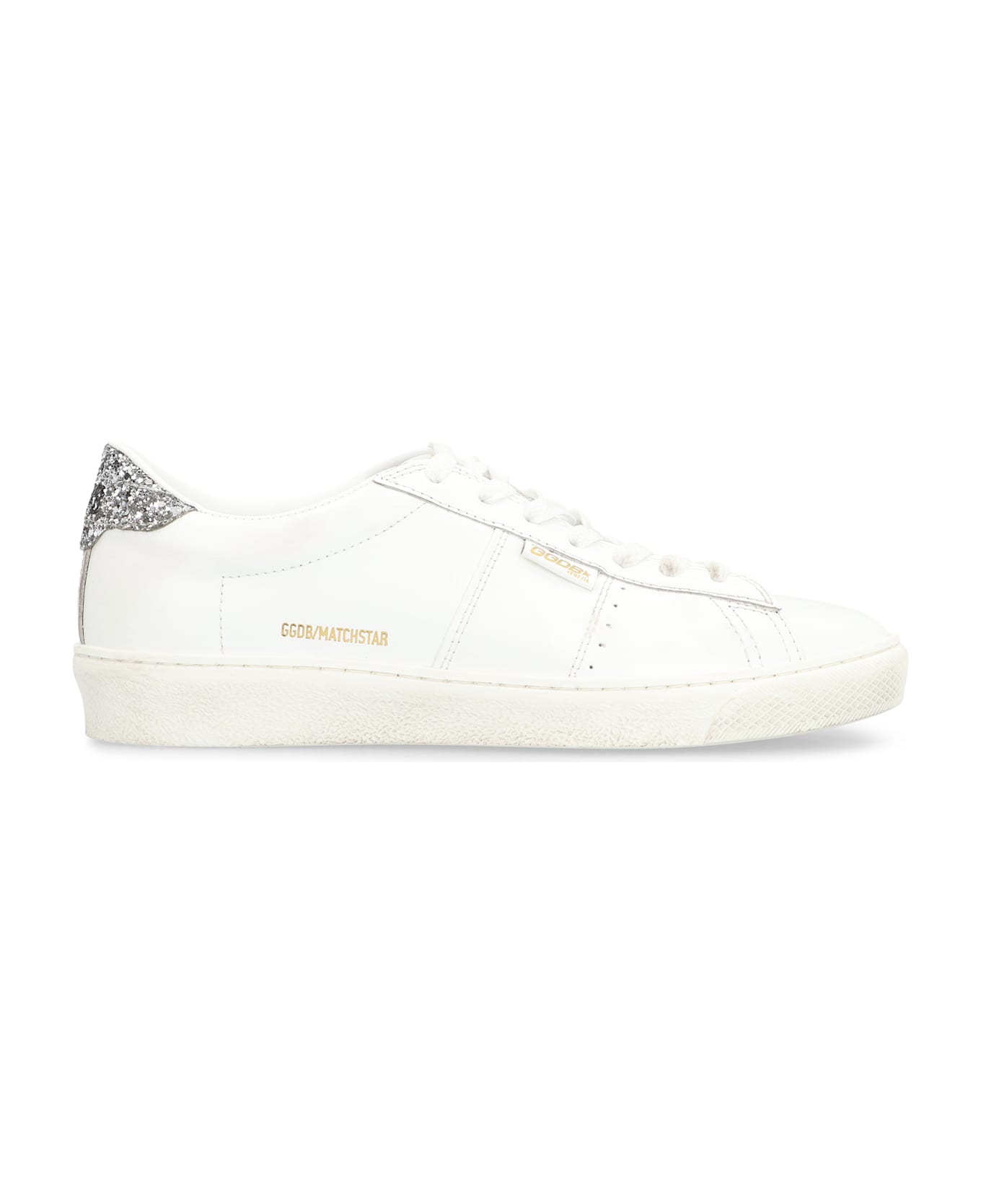 Golden Goose Matchstar Leather Low-top Sneakers - OPTIC WHITE/SILVER
