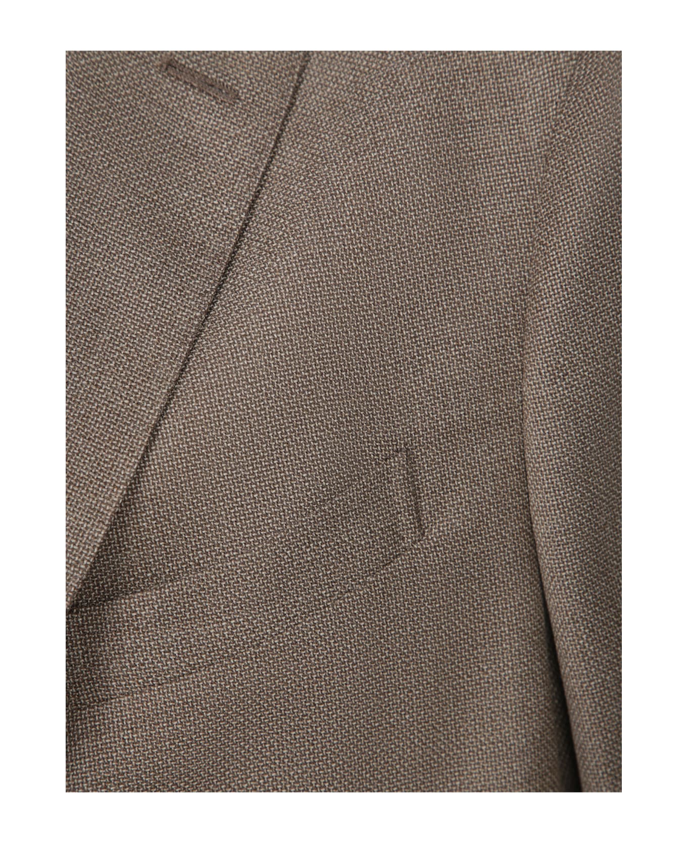 Boglioli Beige Hopsack Jacket - Beige