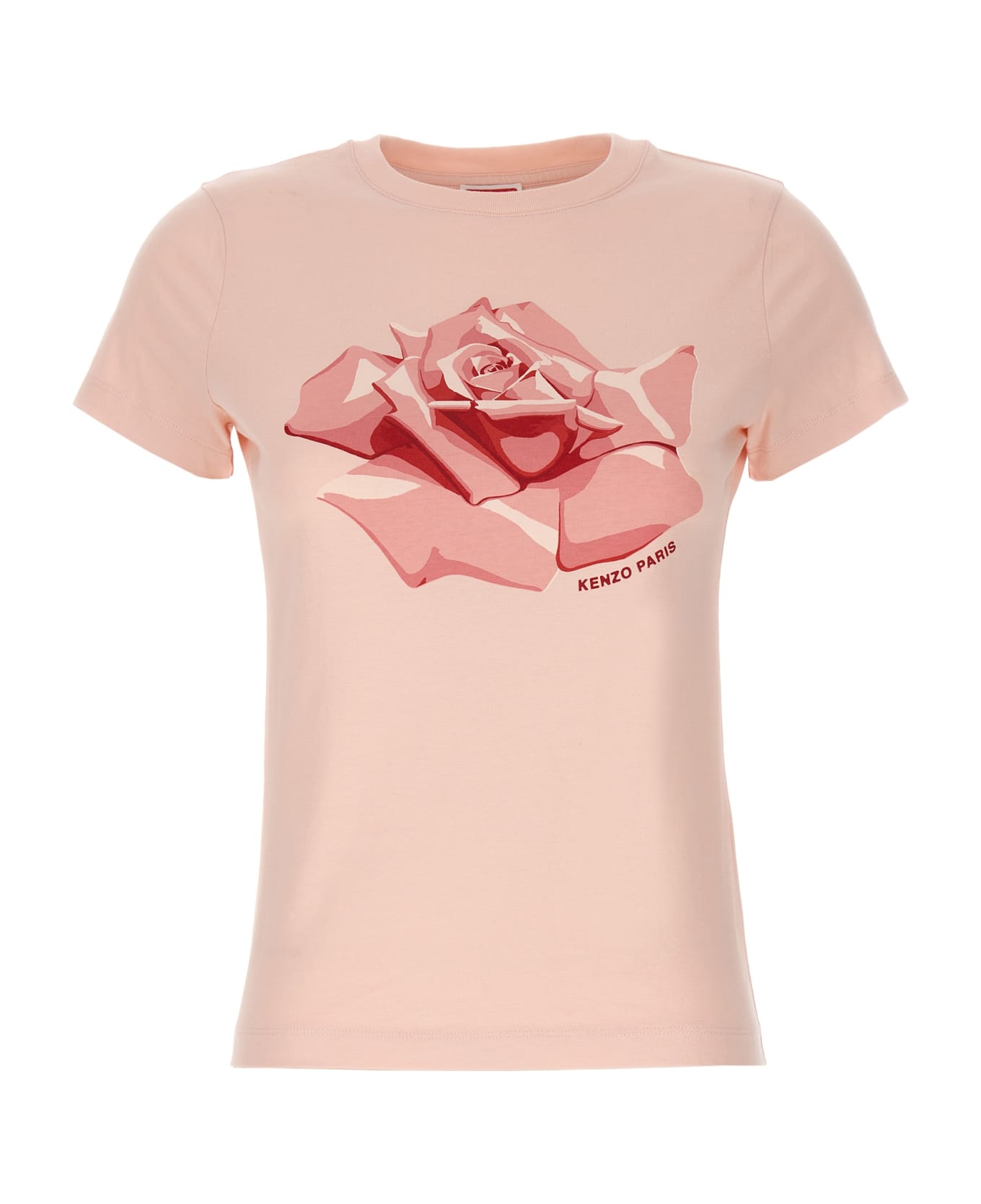 Kenzo Rose T-shirt - Pink Tシャツ