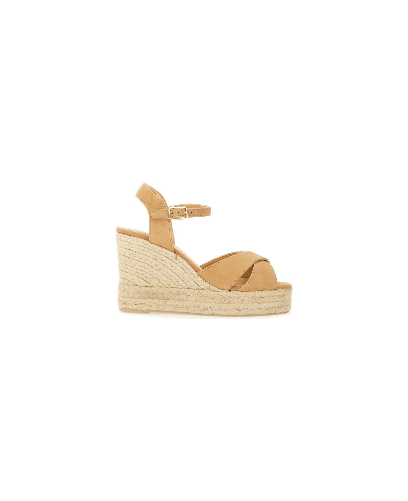 Castañer Wedge Sandal "blaudell" - BEIGE