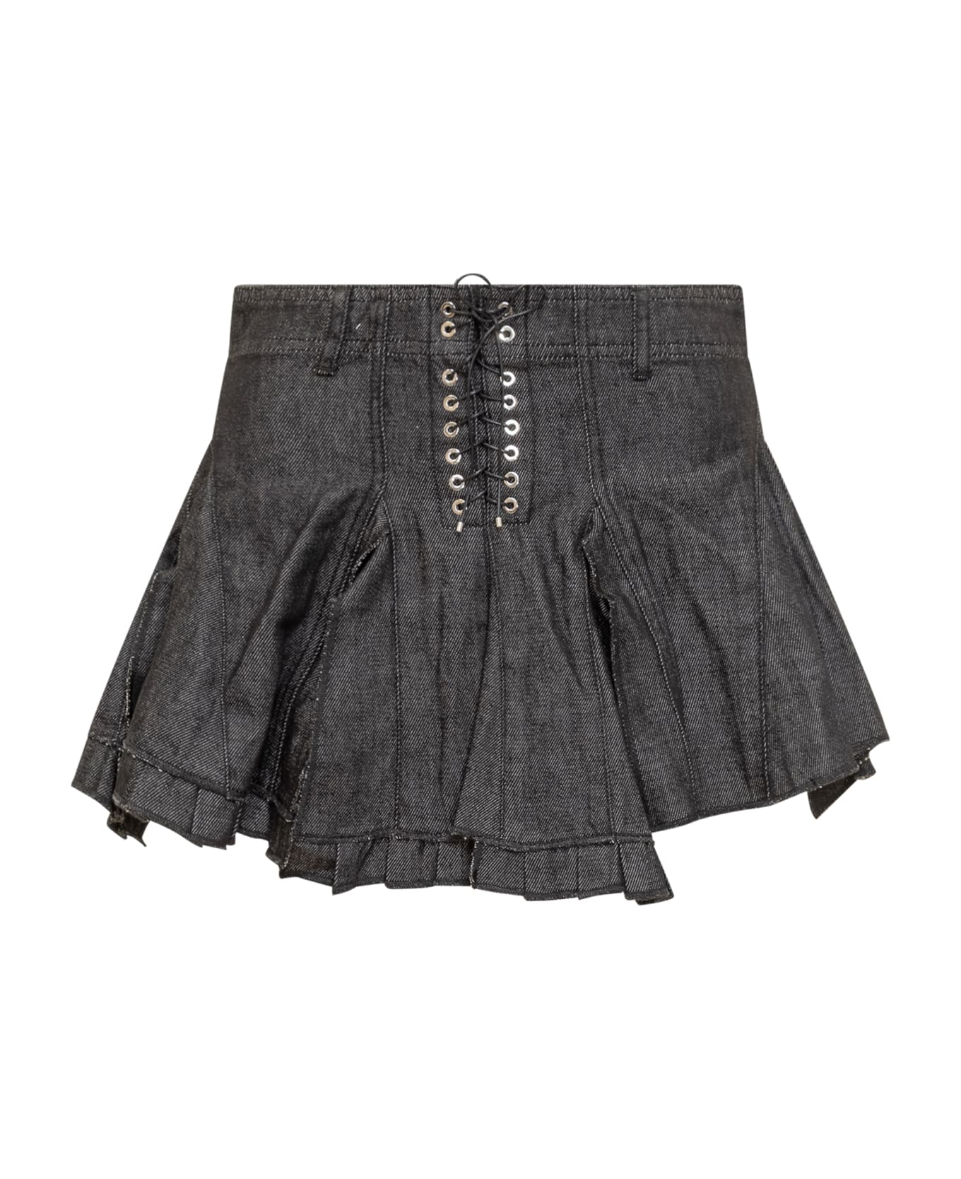Ludovic de Saint Sernin Pleated Mini Skirt - BLACK