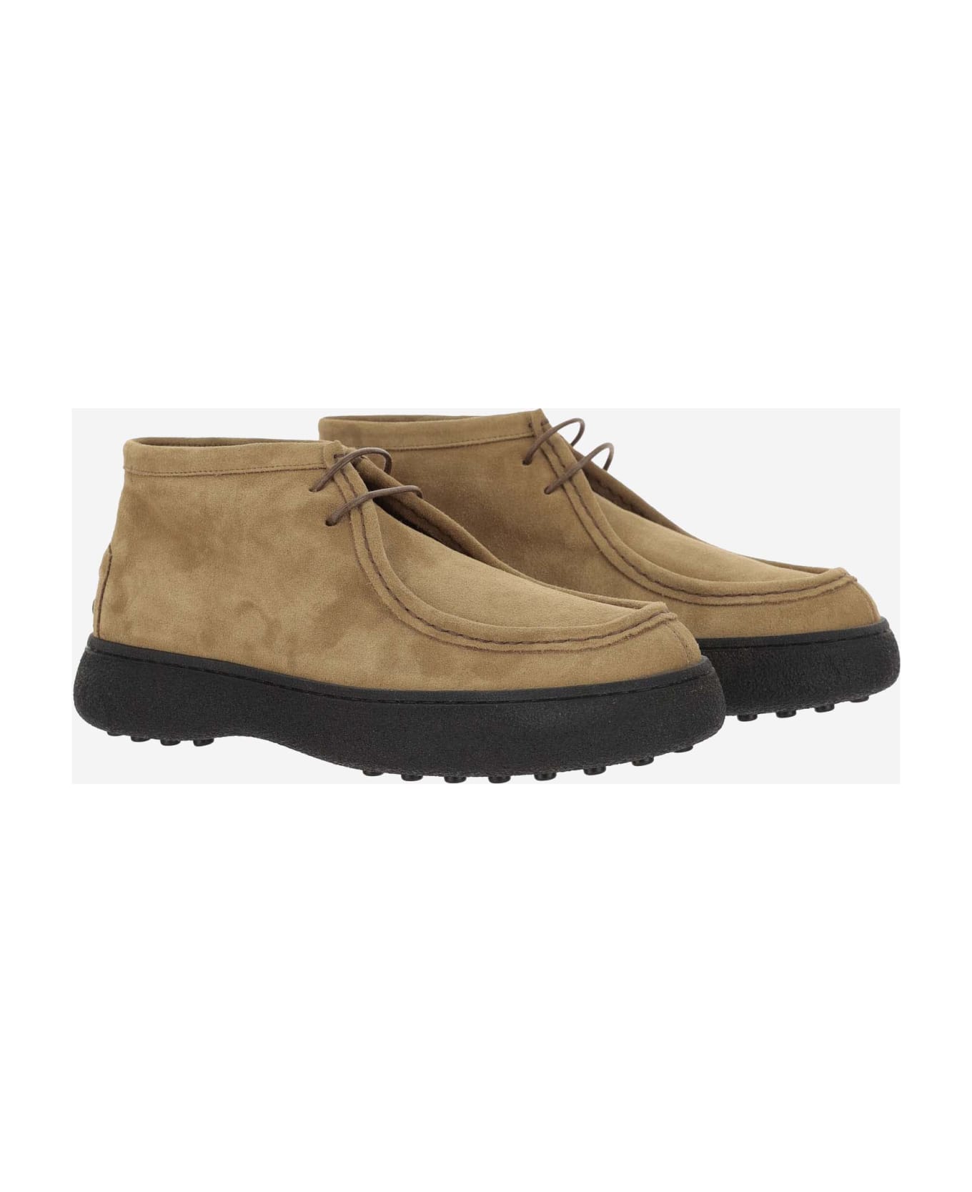 Tod
s Burlotto Lace-up Boots - Beige