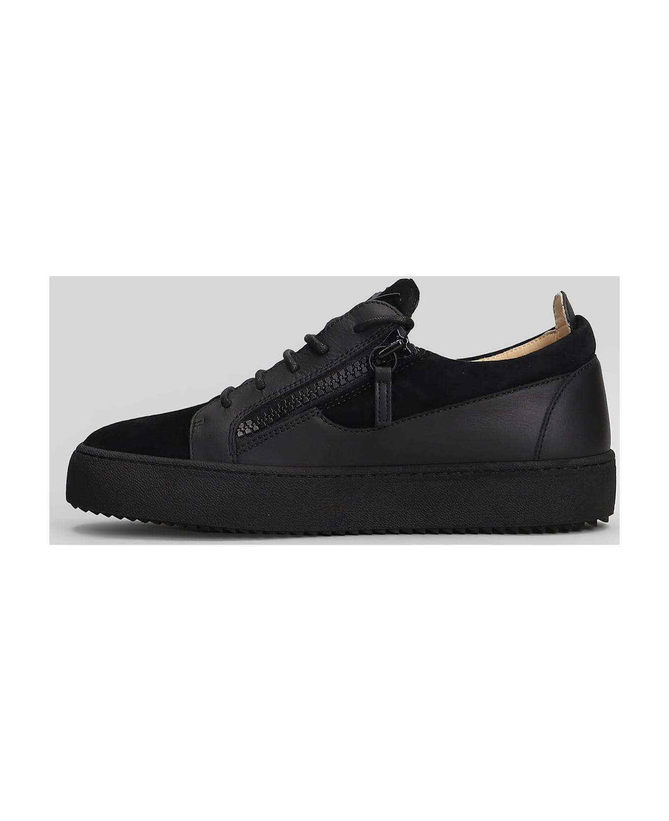 Giuseppe Zanotti Gz94 Sneakers In Black Leather - black