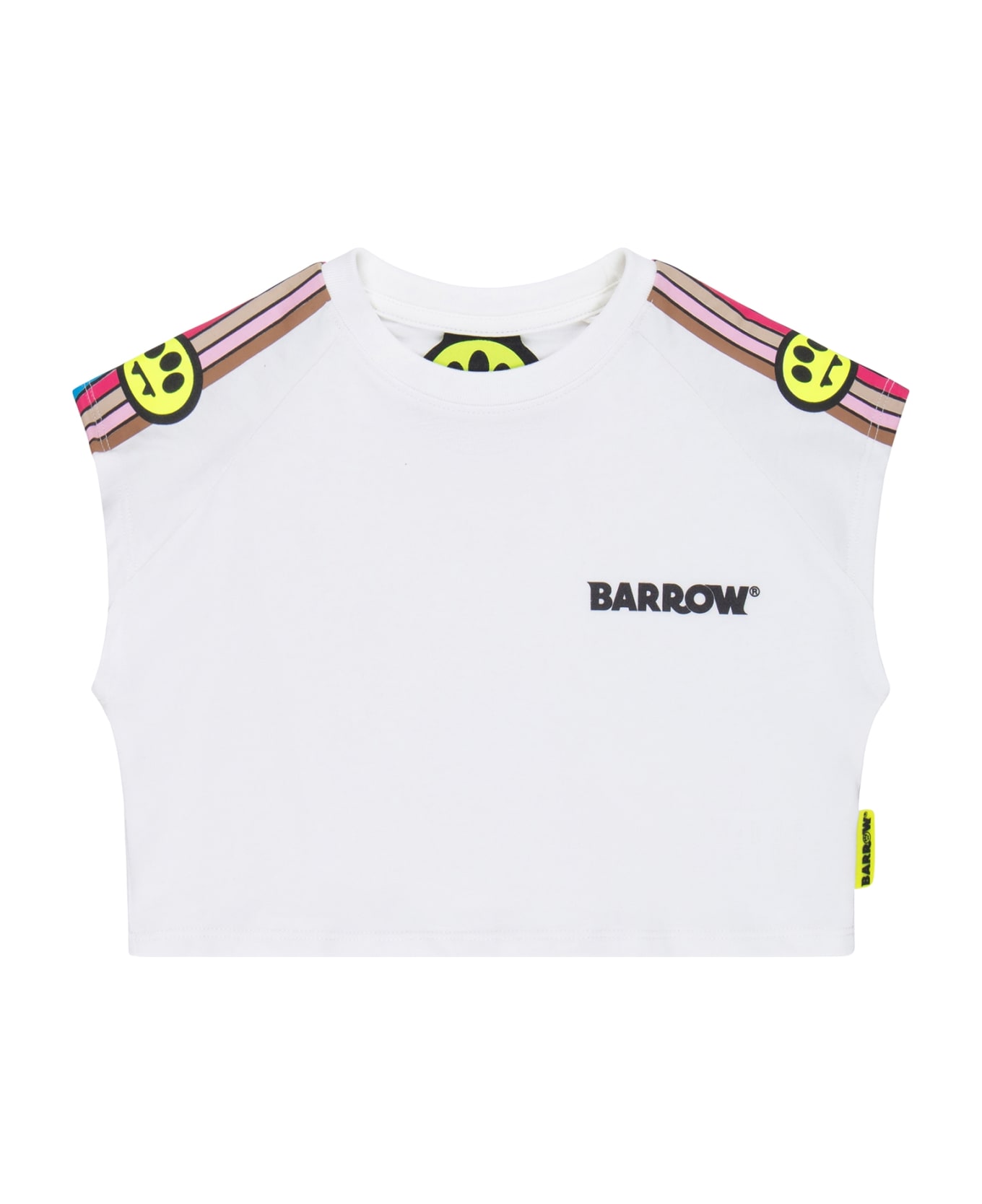 Barrow T-shirt Con Logo - White