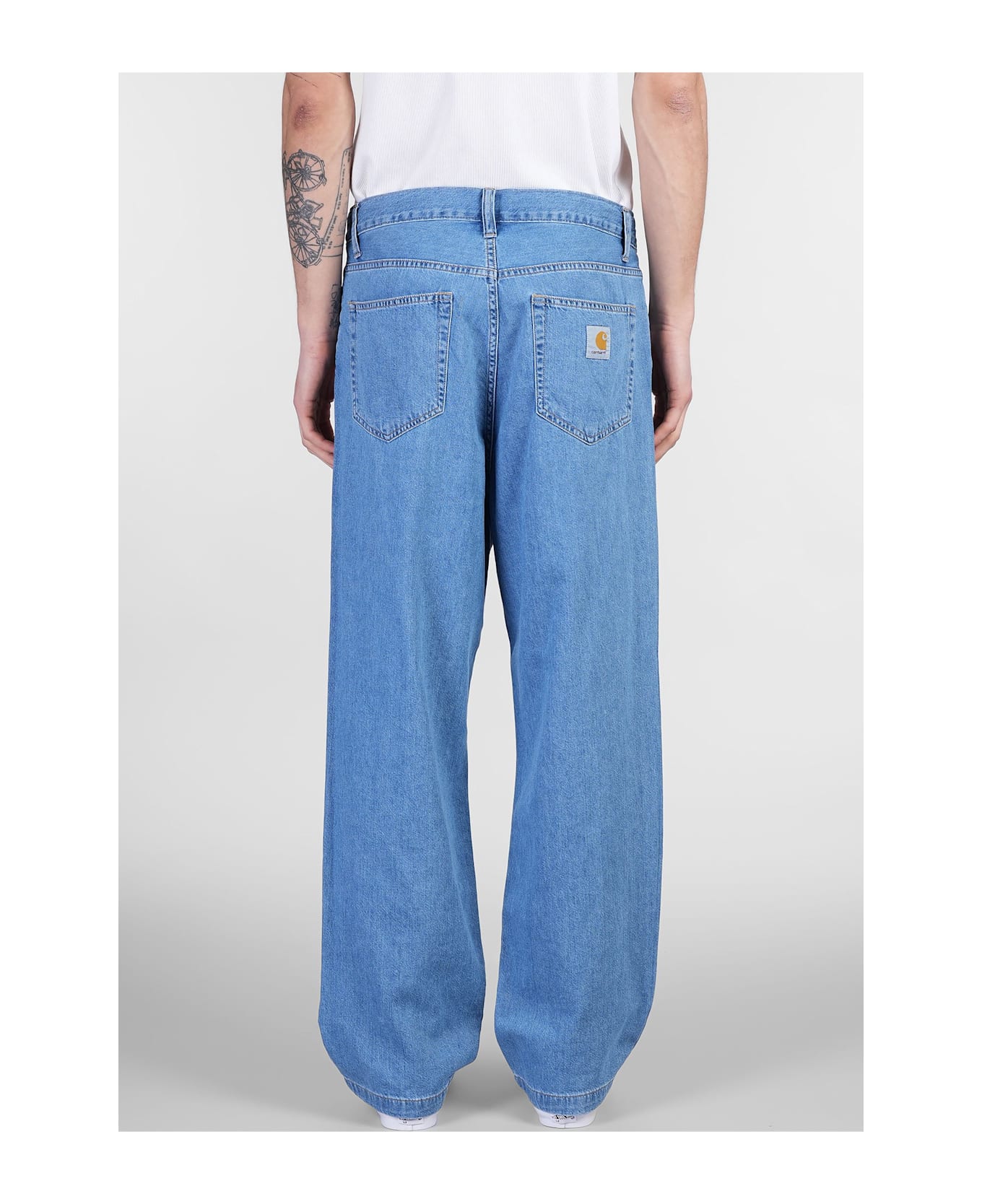 Carhartt Lucas Jeans In Cyan Denim - cyan