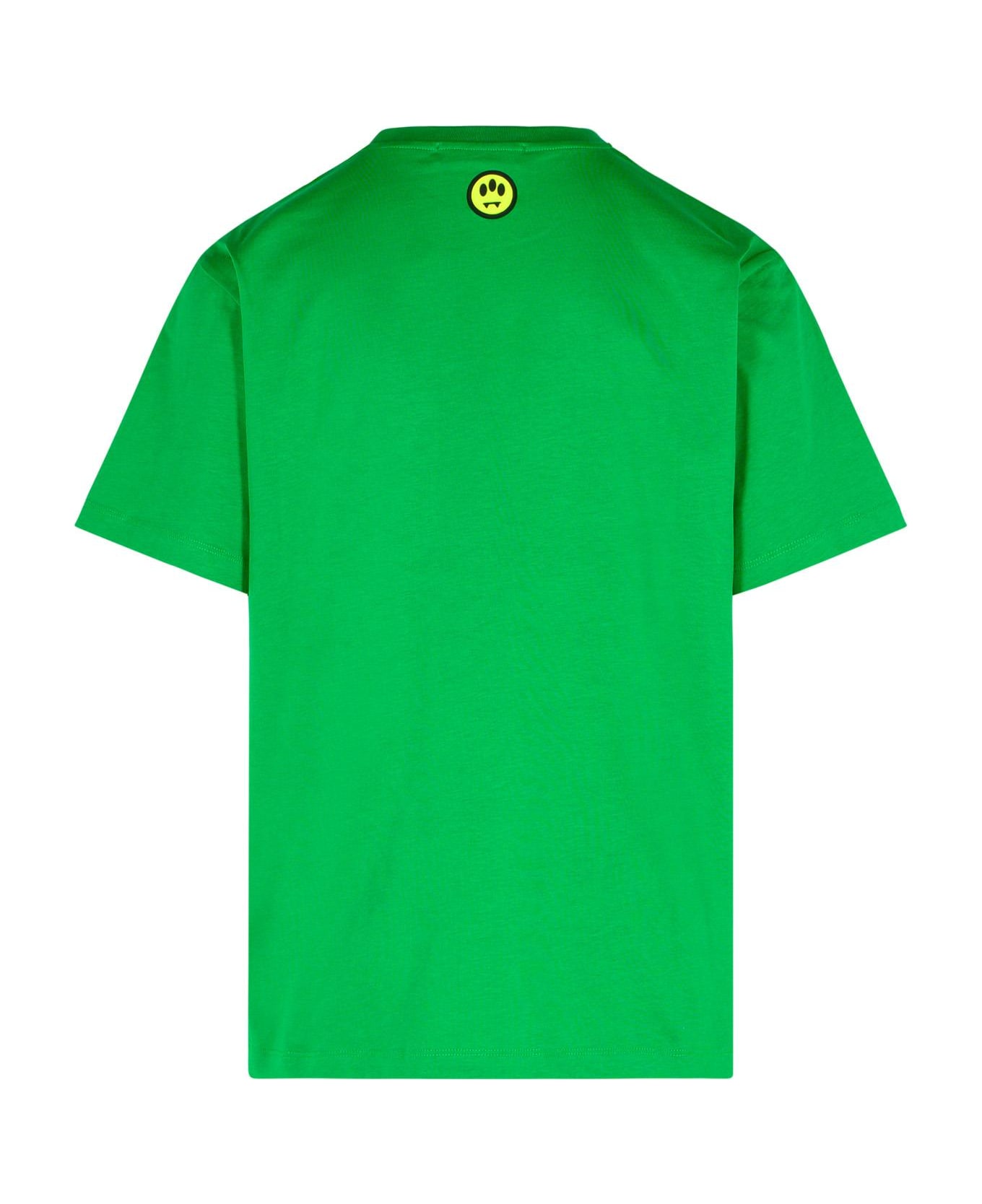 Barrow 'basic' Green Cotton T-shirt - Green