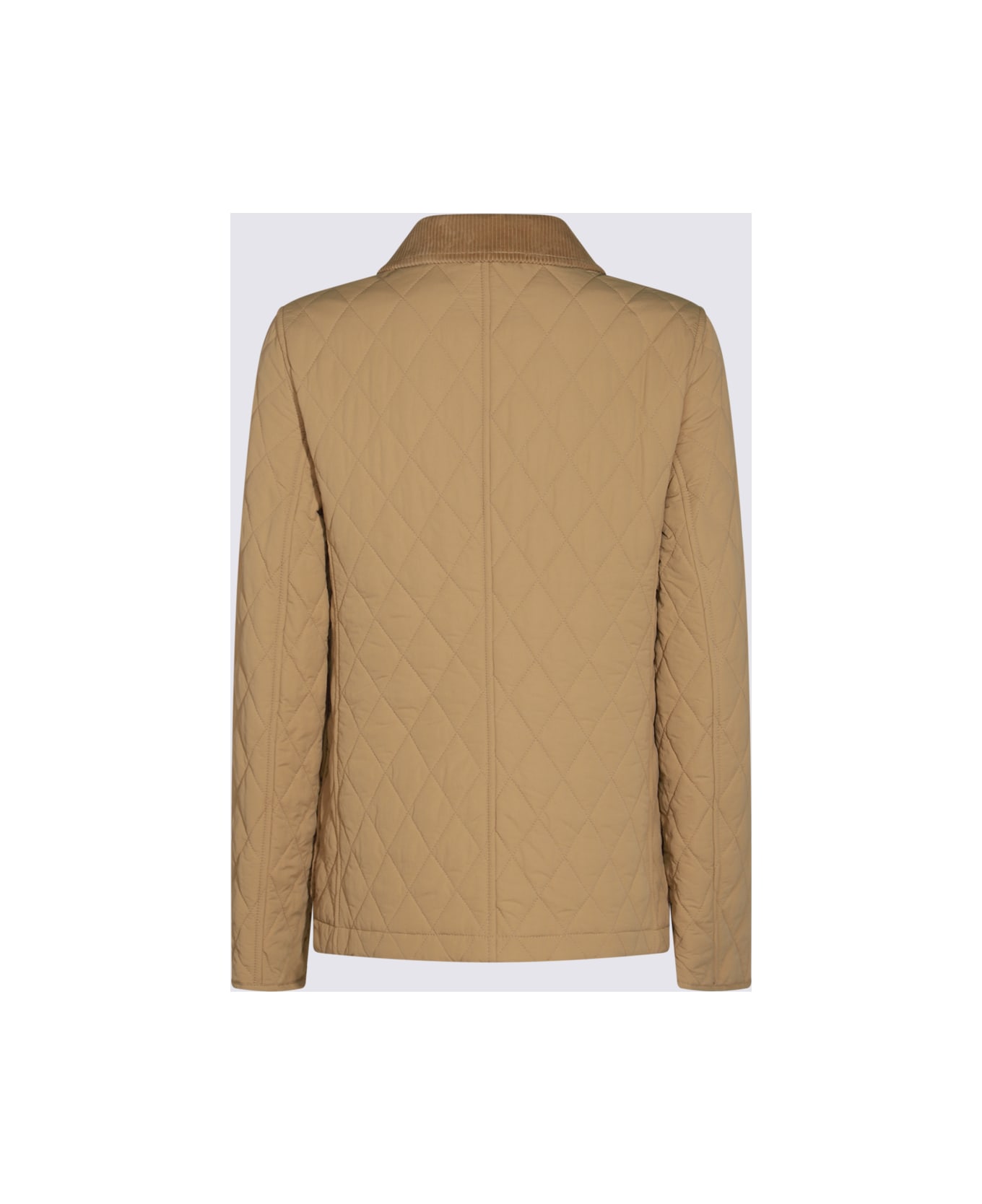 Burberry Beige Down Jacket - FLAX