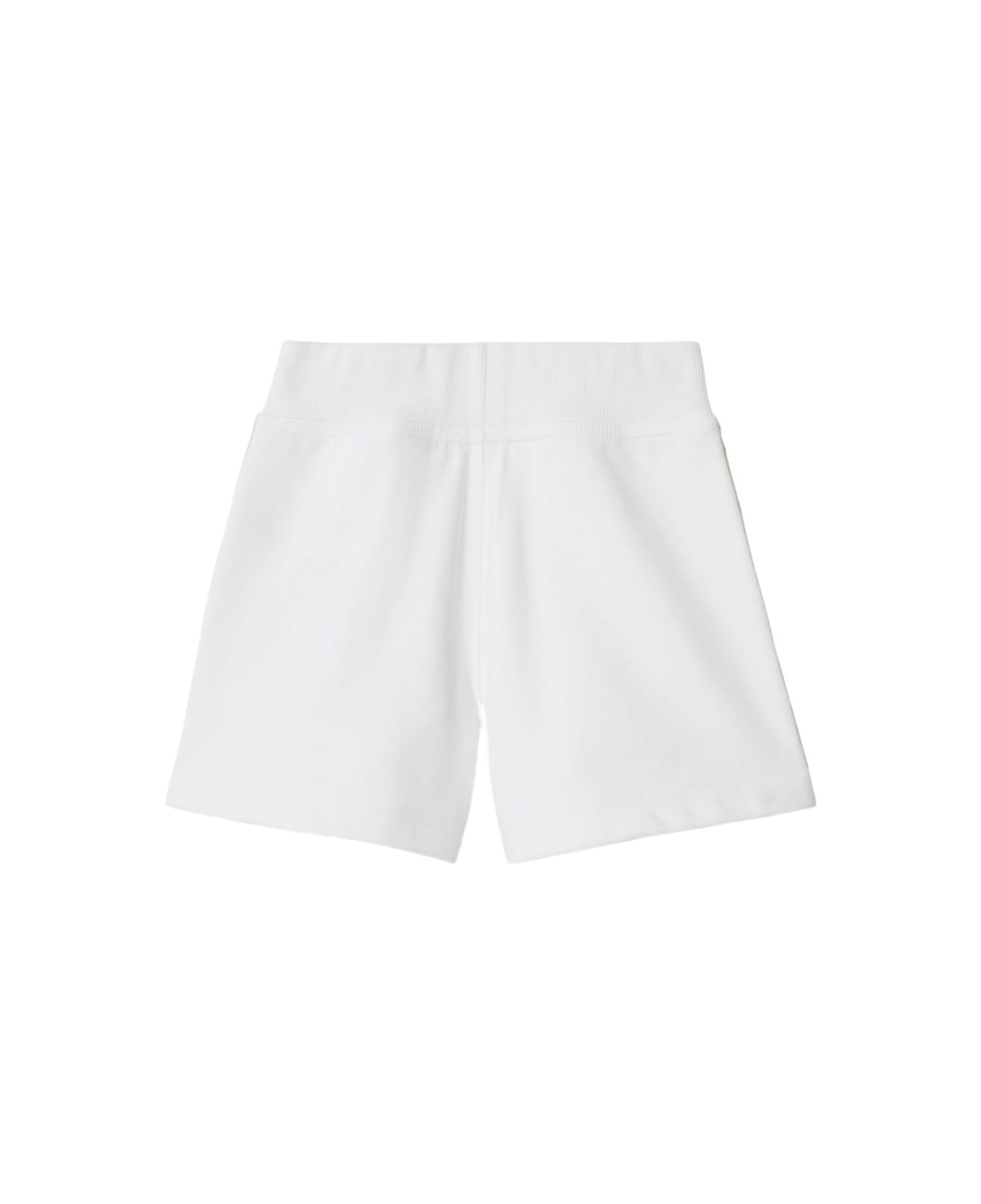 Burberry Kids Checked Shorts - White