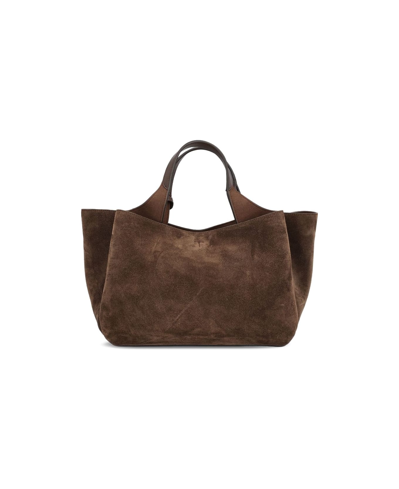 Tod
s Micro Leather Tote Bag - Marrone scuro