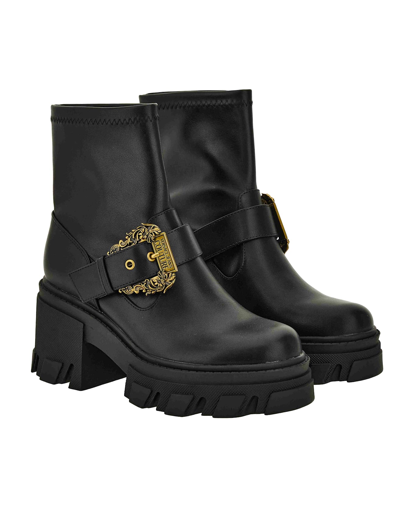 Versace Jeans Couture Ankle Boots - Black