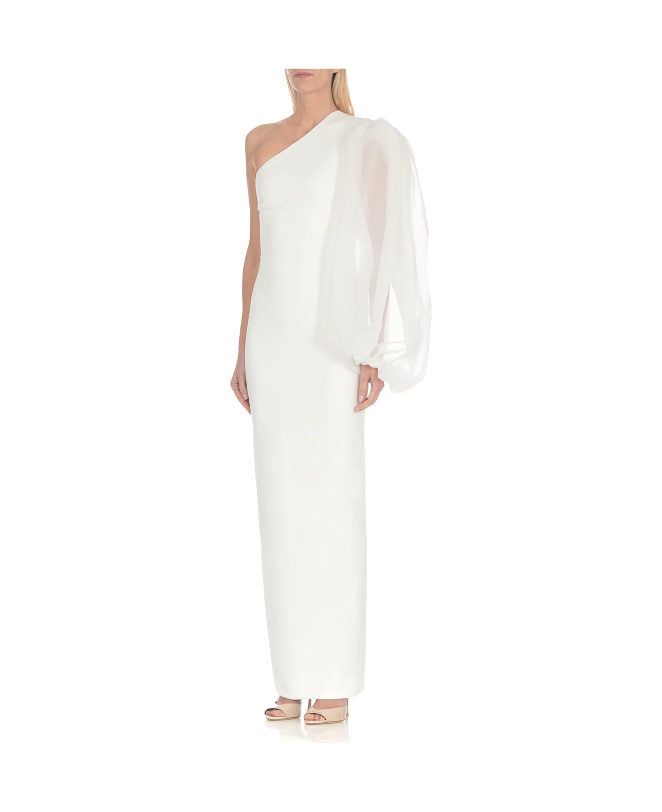 Solace London Hudson Maxi Dress - White ワンピース＆ドレス