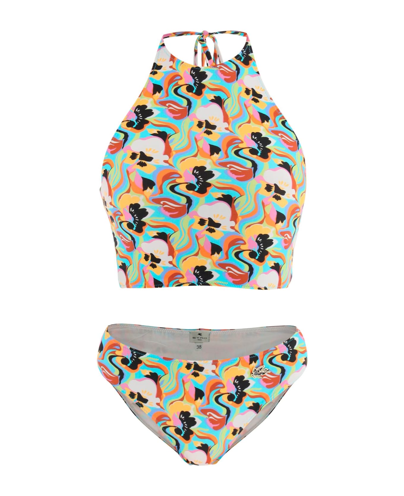Etro Multicolored Floral Bikini Set - MULTICOLOR
