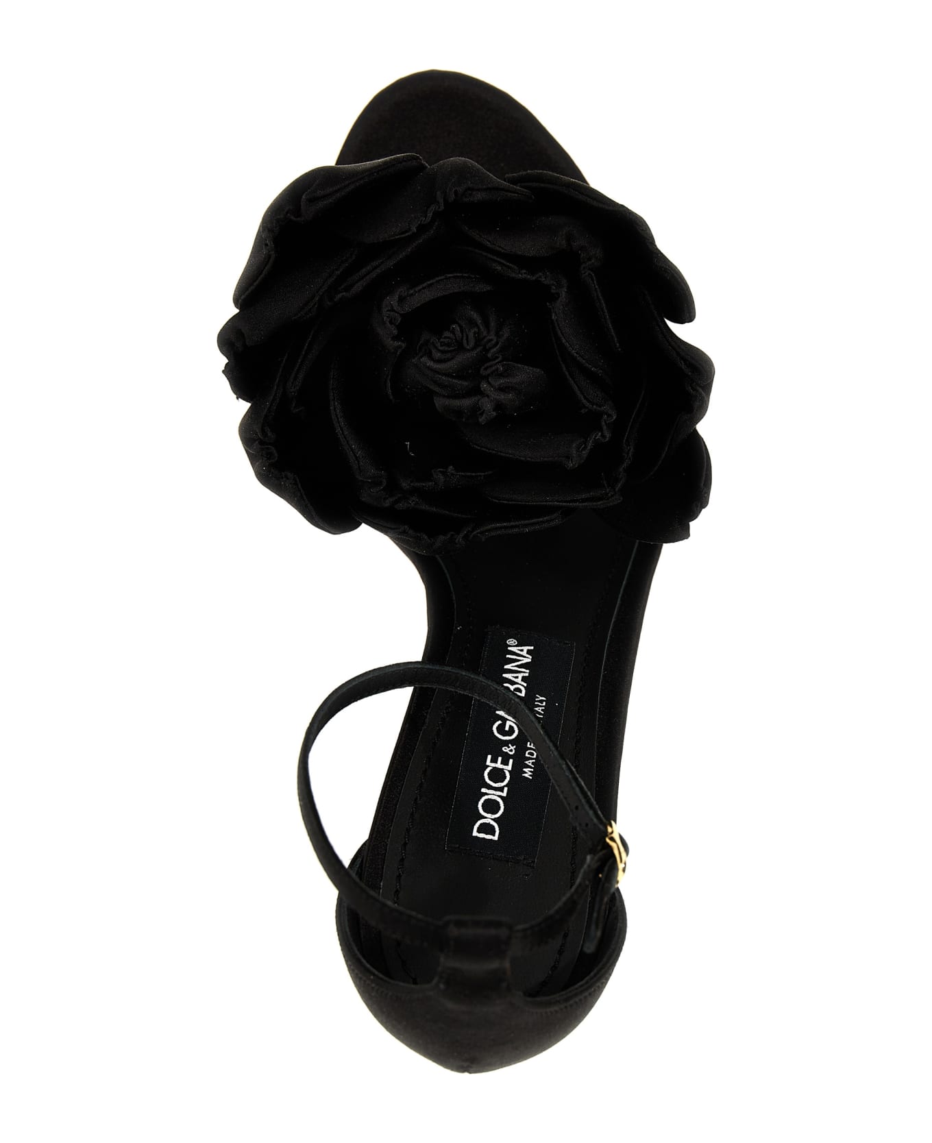 Dolce & Gabbana Flower Sandals - Black   サンダル