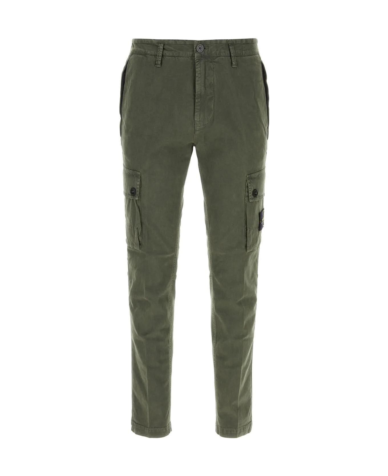 Stone Island Khaki Stretch Cotton Cargo Pant | italist Stone Island Khaki Stretch Cotton Cargo Pant | italist