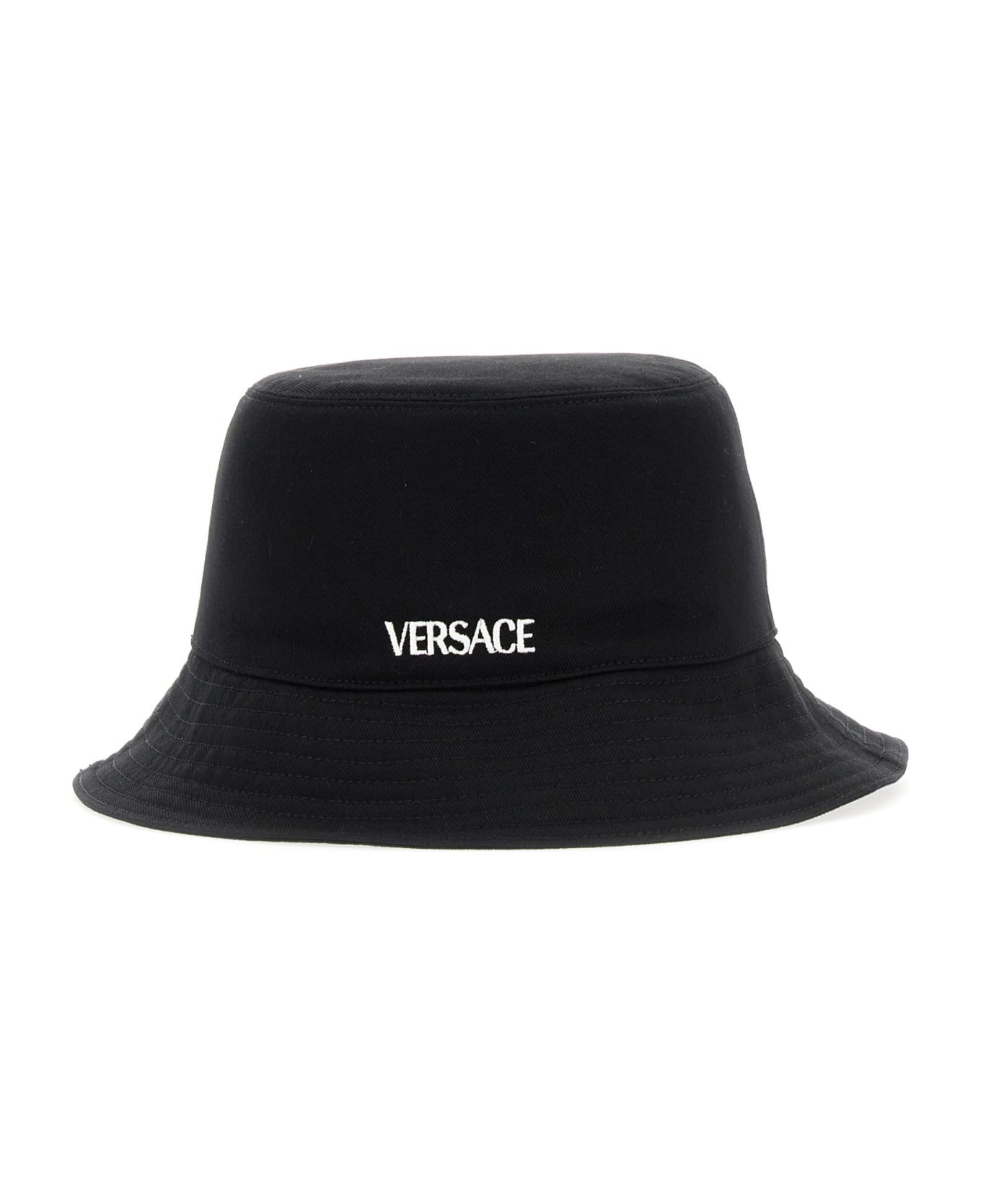 Versace Fisherman Hat "i   You But..." - NERO