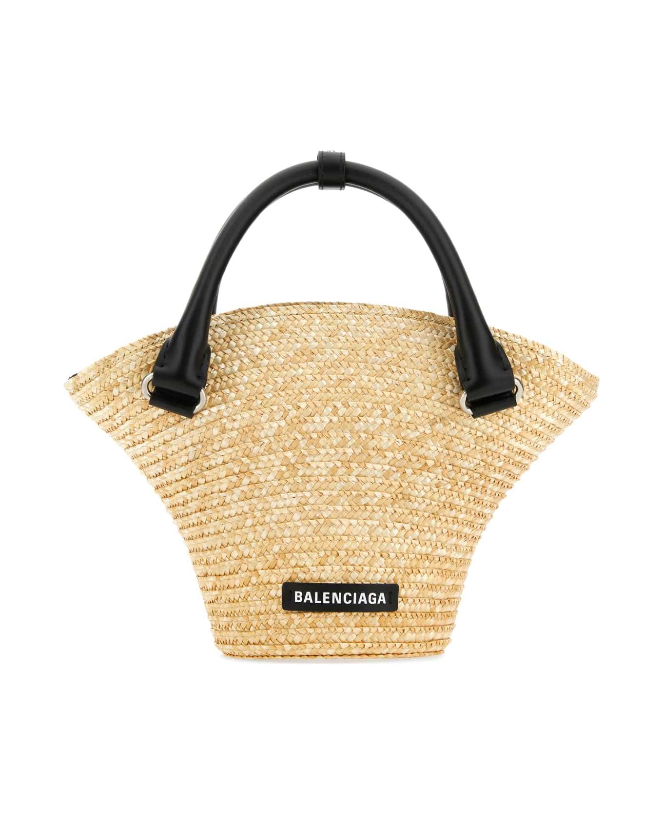 Balenciaga Straw Mini Beach Handbag - 9560 トートバッグ