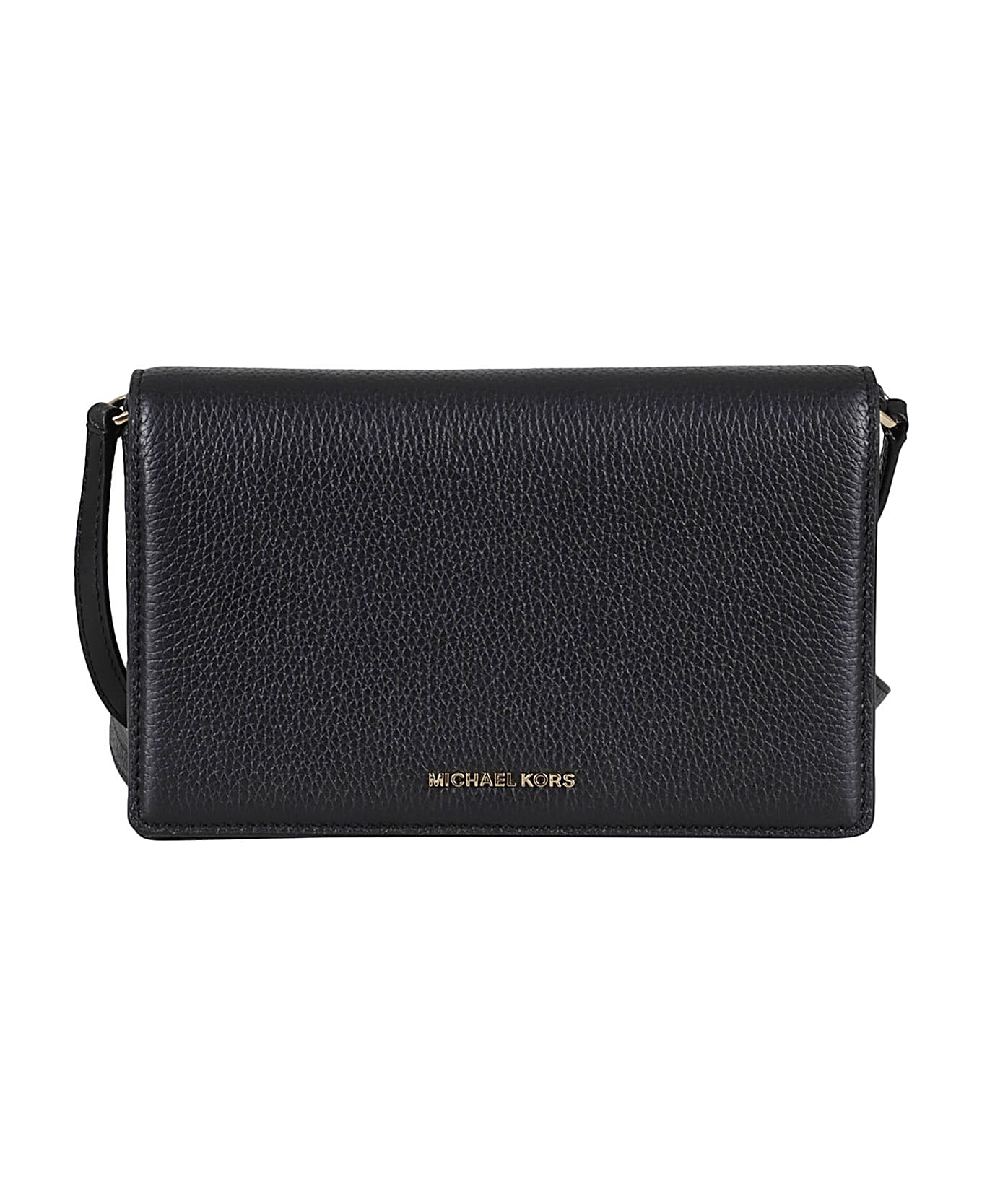 MICHAEL Michael Kors Md Flap Xbody - Black