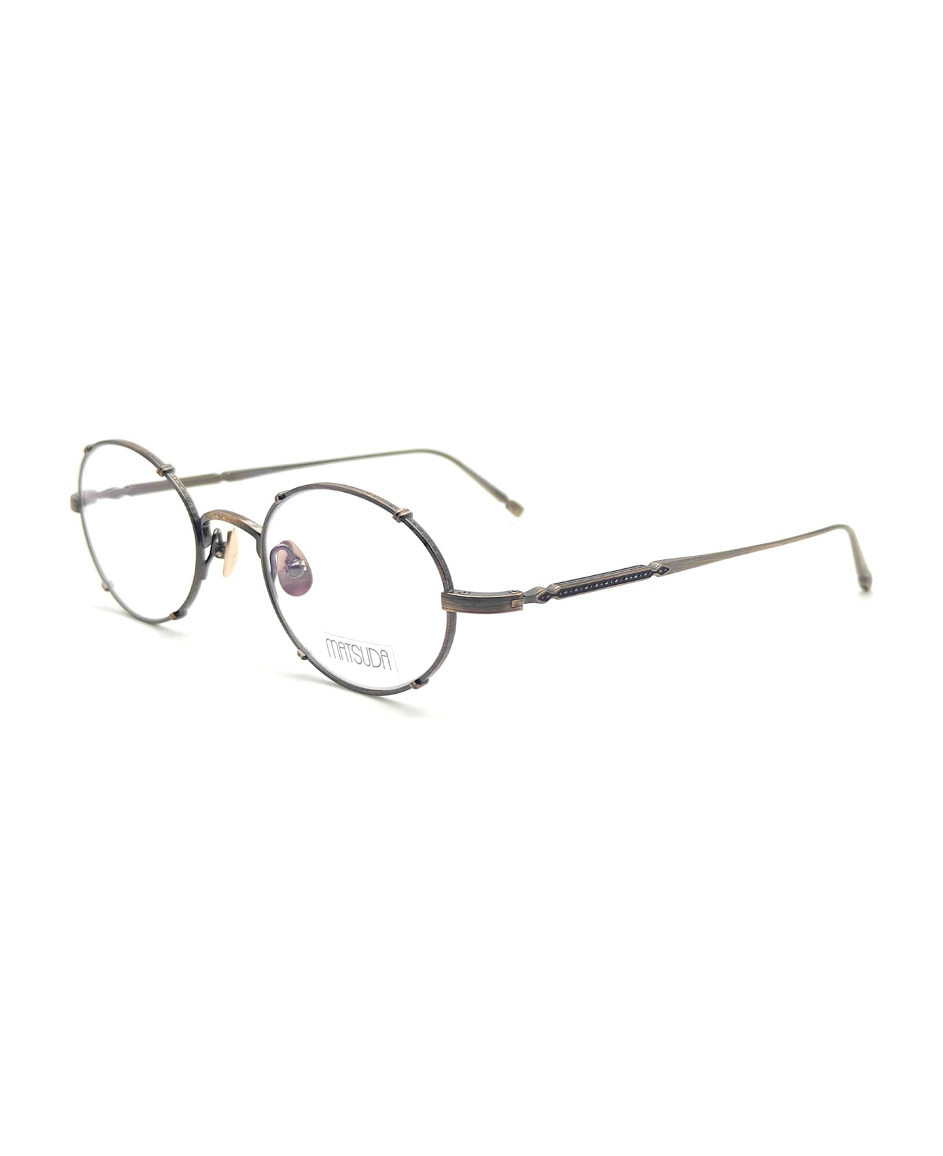 Matsuda M3150 - Antique Gold Rx Glasses - antique gold
