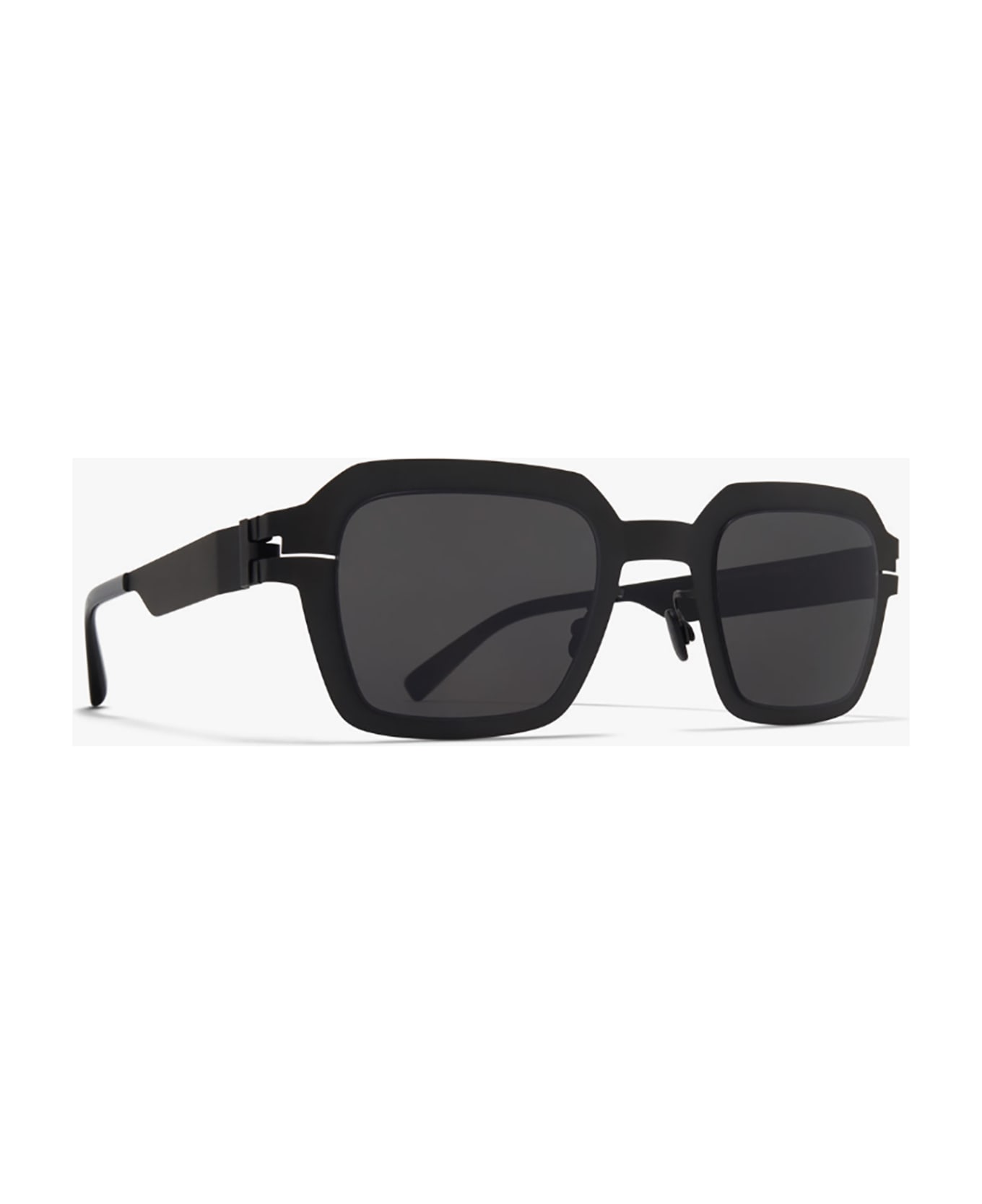 Mykita MOTT Sunglasses - Black Dark Grey Solid