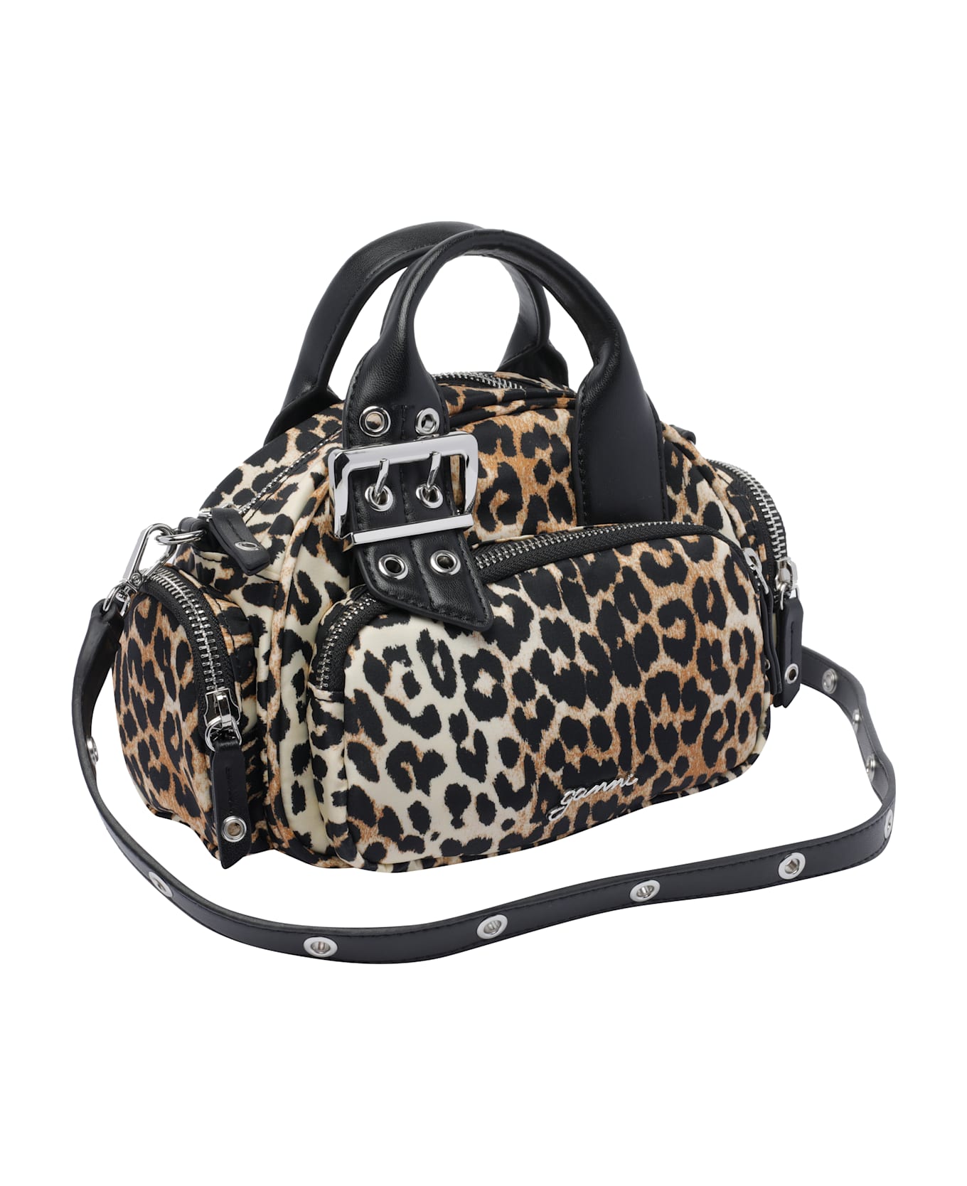 Ganni Small Logo Handbag - MultiColour