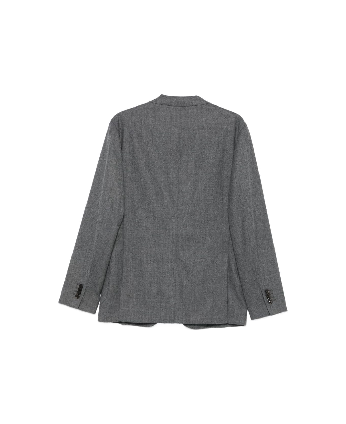 Boglioli Gray Jacket With Buttons - Grey