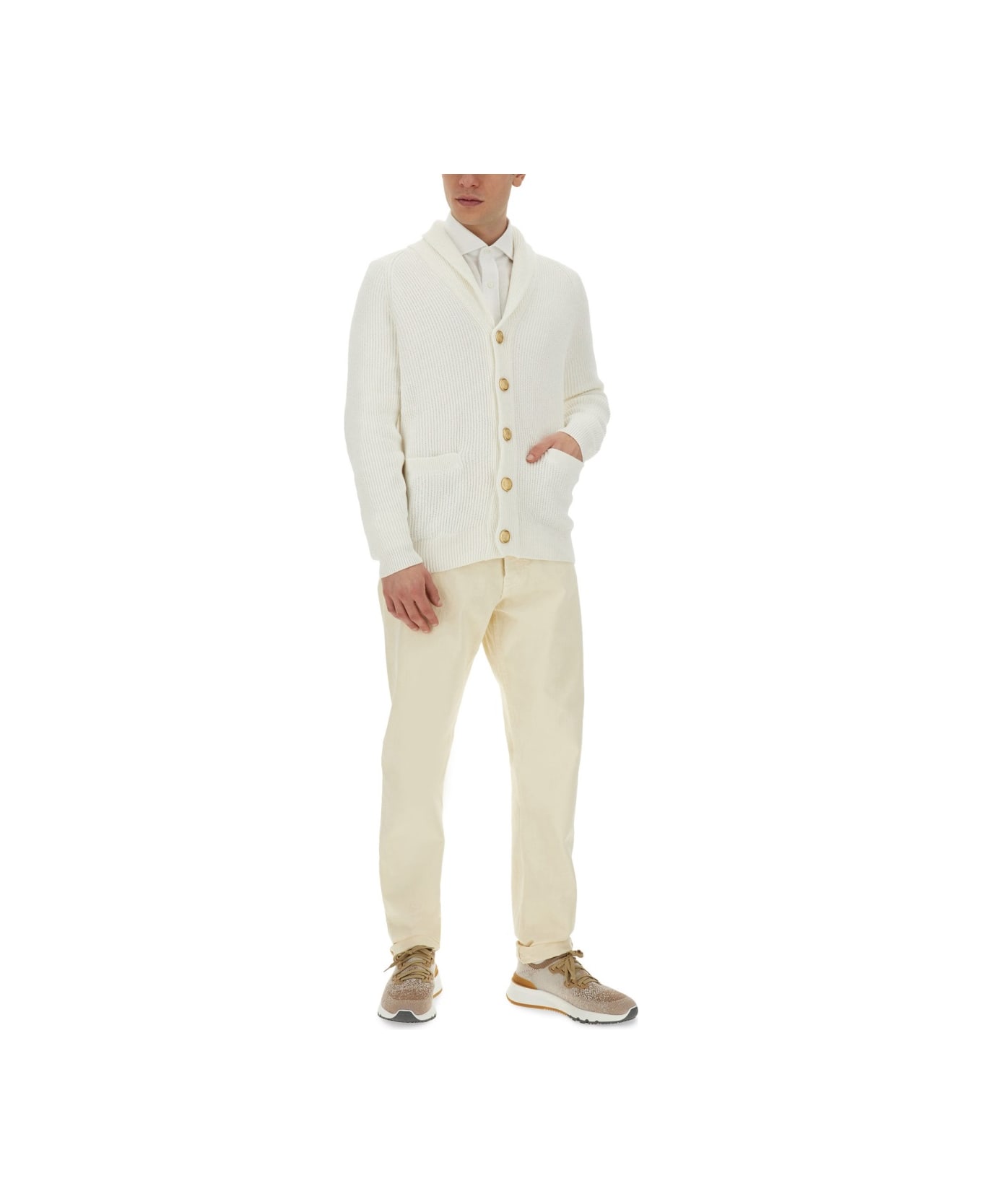 Brunello Cucinelli Denim Pants - WHITE