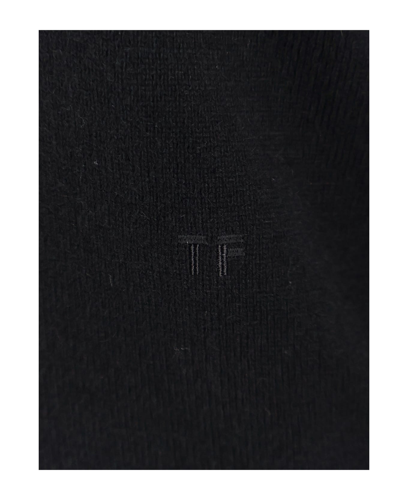 Tom Ford Cashmere Polo Shirt/sweater - Black