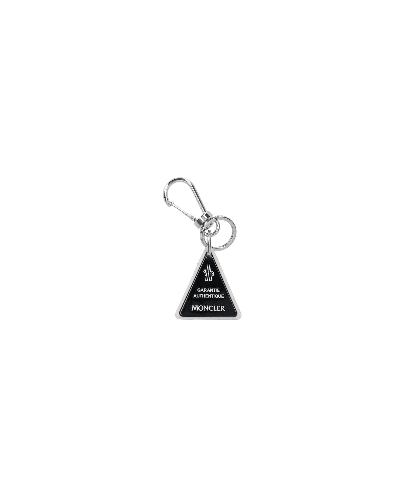 Moncler Logo Keyring - Black