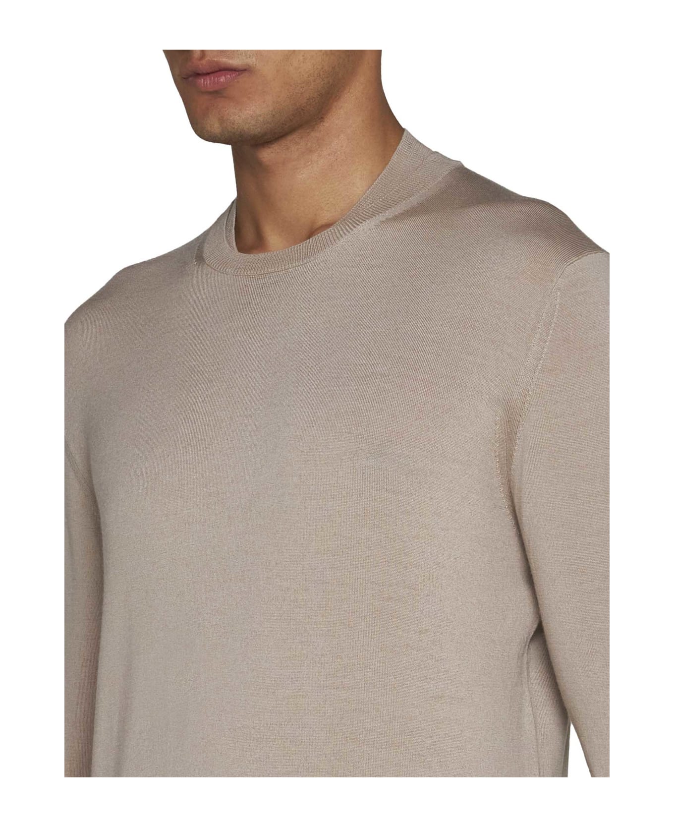 Low Brand Sweater - Bone white