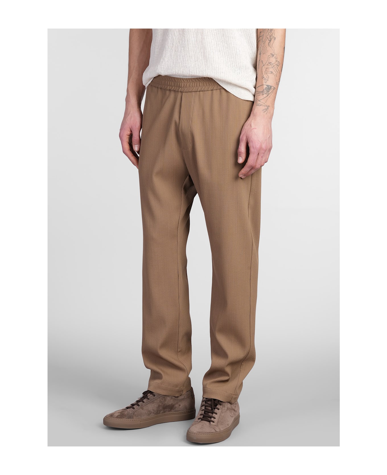 Barena Riobarbo Pants In Camel Wool - Camel