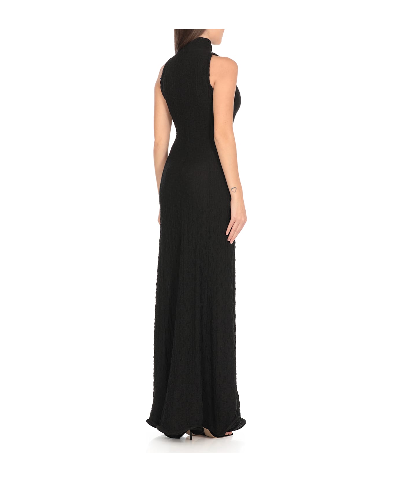 MSGM Cotton Dress - Black