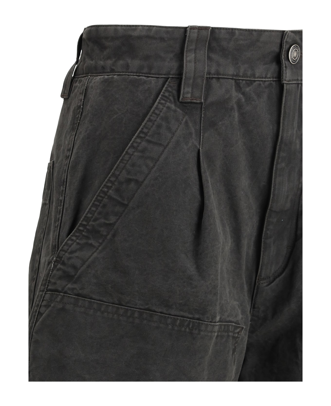 Marant Étoile Oversized Katjia Shorts - Faded Black