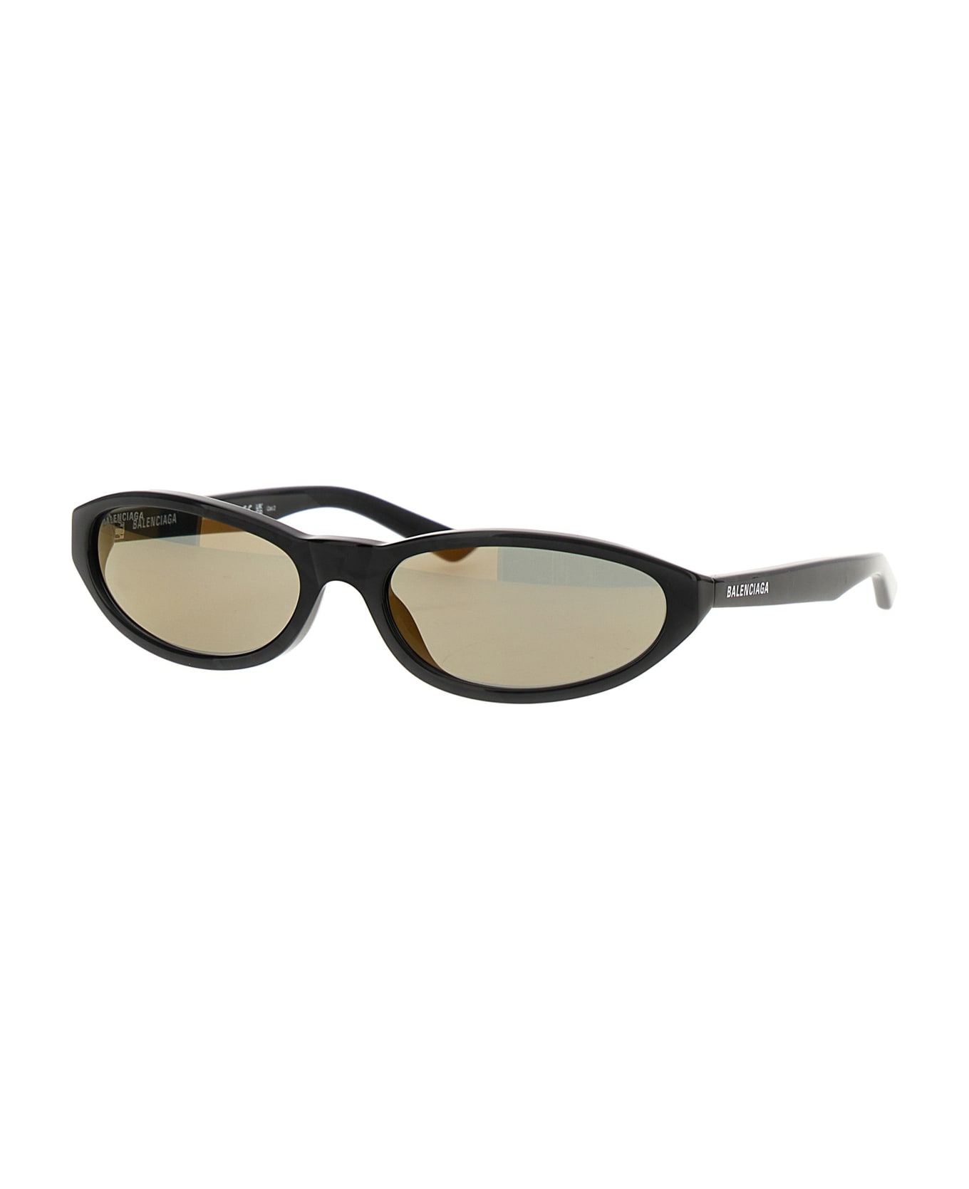 Balenciaga 'neo Round' Sunglasses - Black