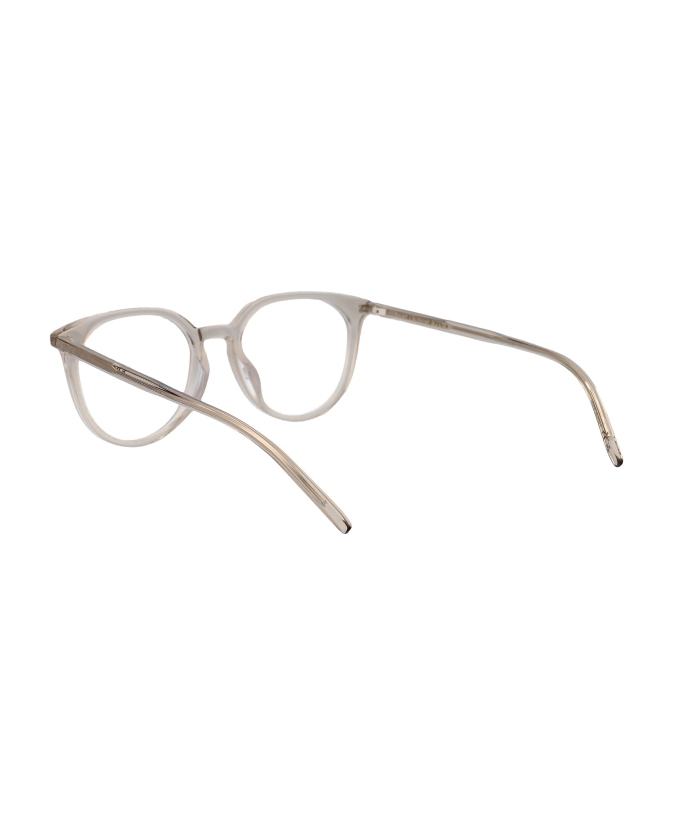 Saint Laurent Eyewear Sl 681/f Glasses - 003 BEIGE BEIGE TRANSPARENT アイウェア
