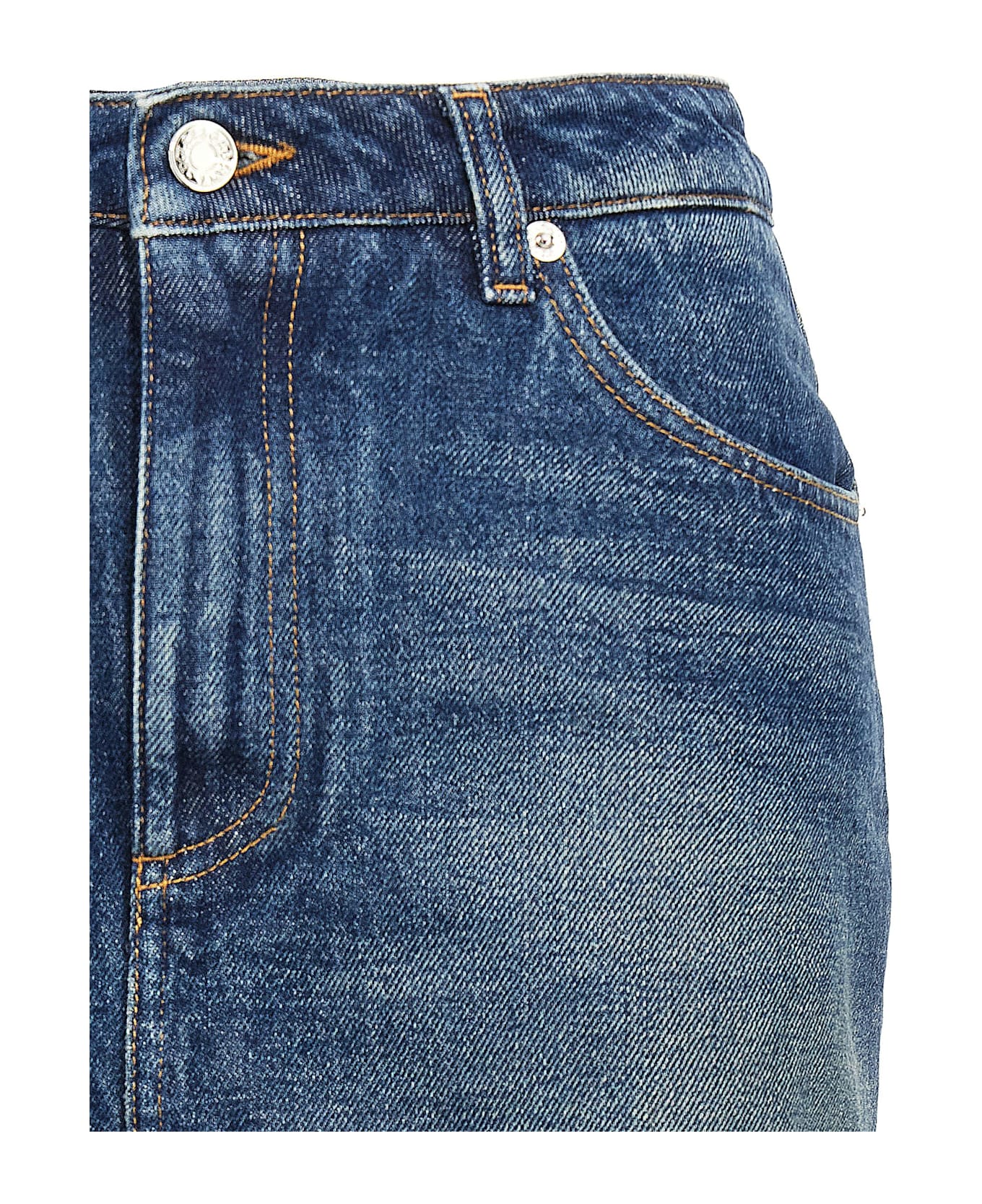 Dolce & Gabbana Denim Mini Skirt - Blue