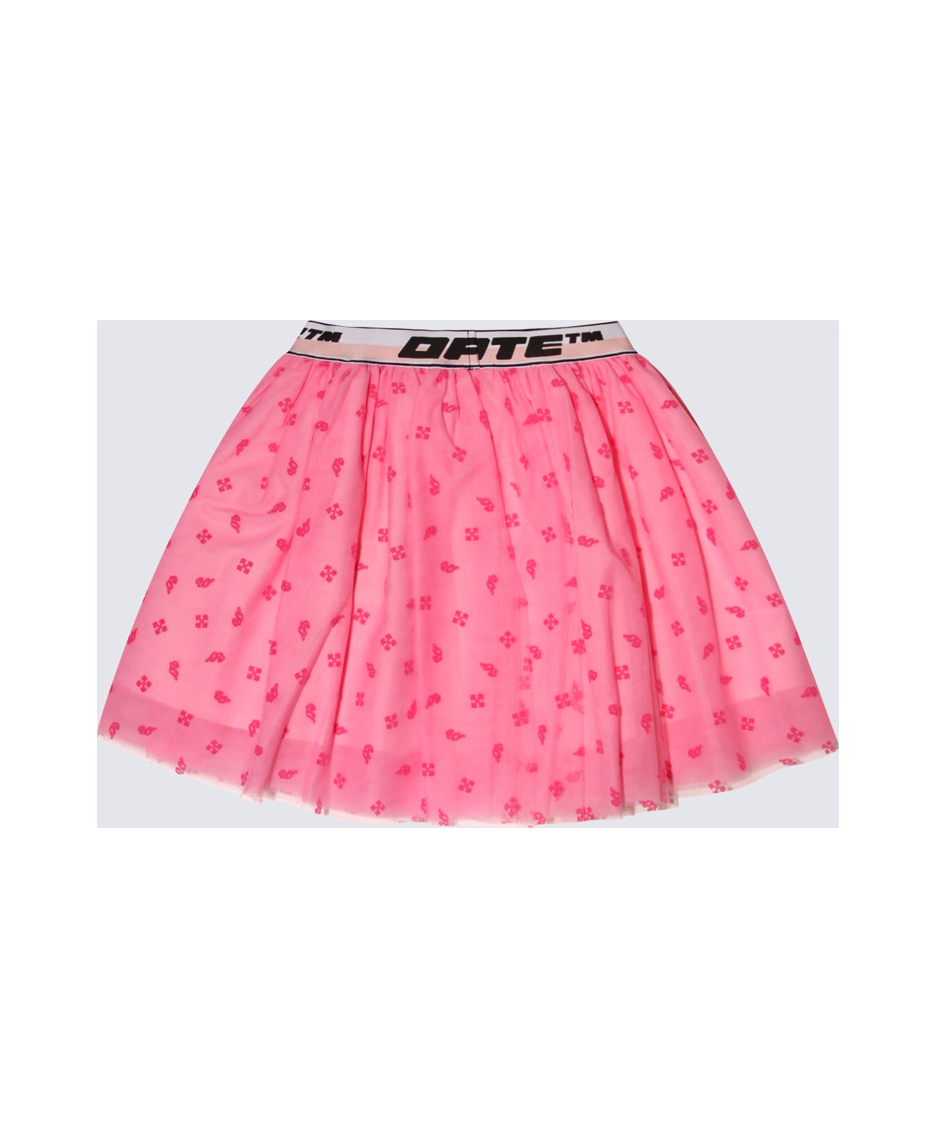 Off-White Pink And Black Tulle Skirt - PINK/BLACK