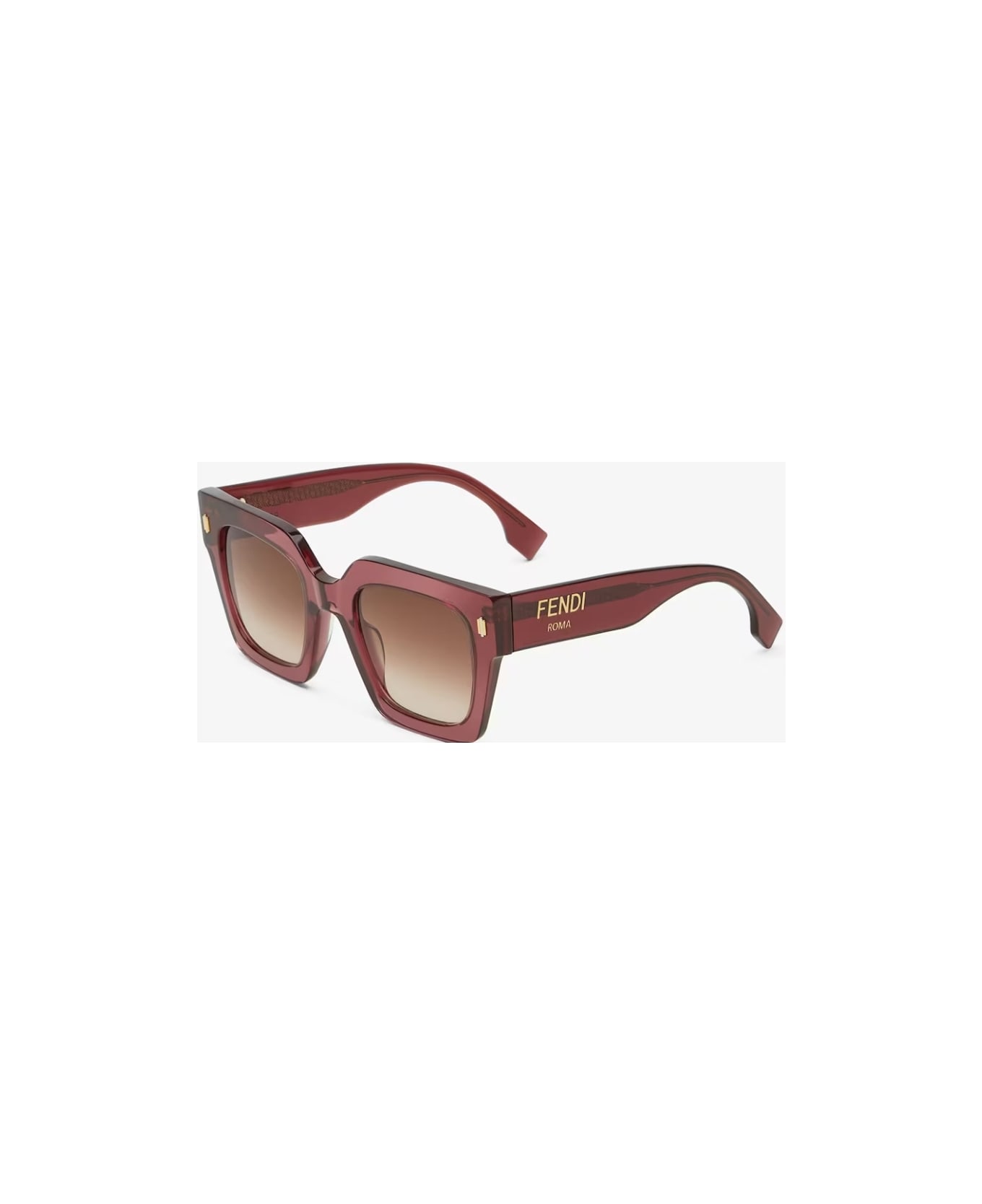 Fendi Eyewear FE40101i 81F Sunglasses - Burgundi