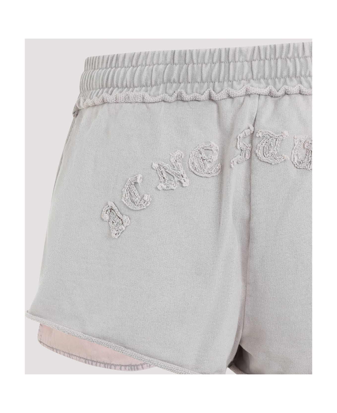 Acne Studios Cotton Shorts - Dmn Mauve Grey