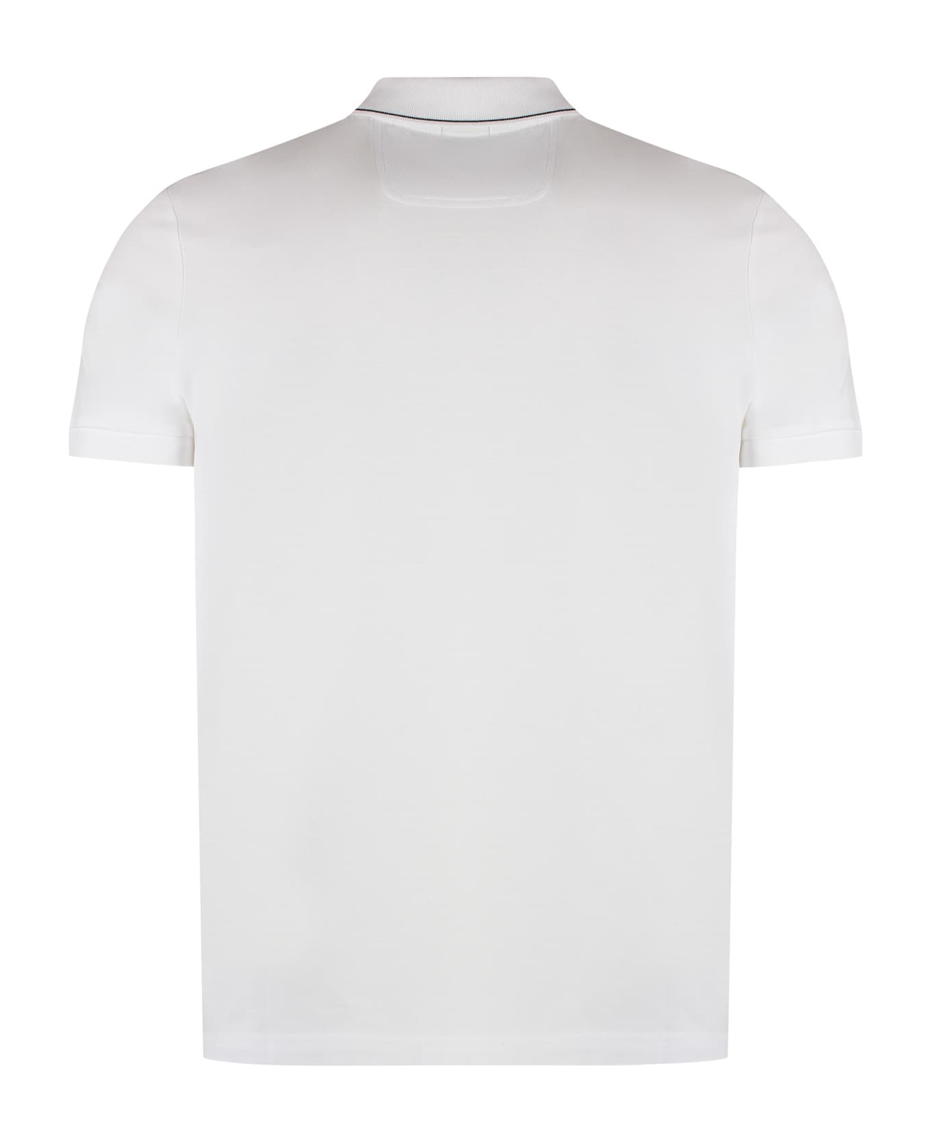 Hugo Boss Cotton-piqu Olo Shirt - WHITE ポロシャツ