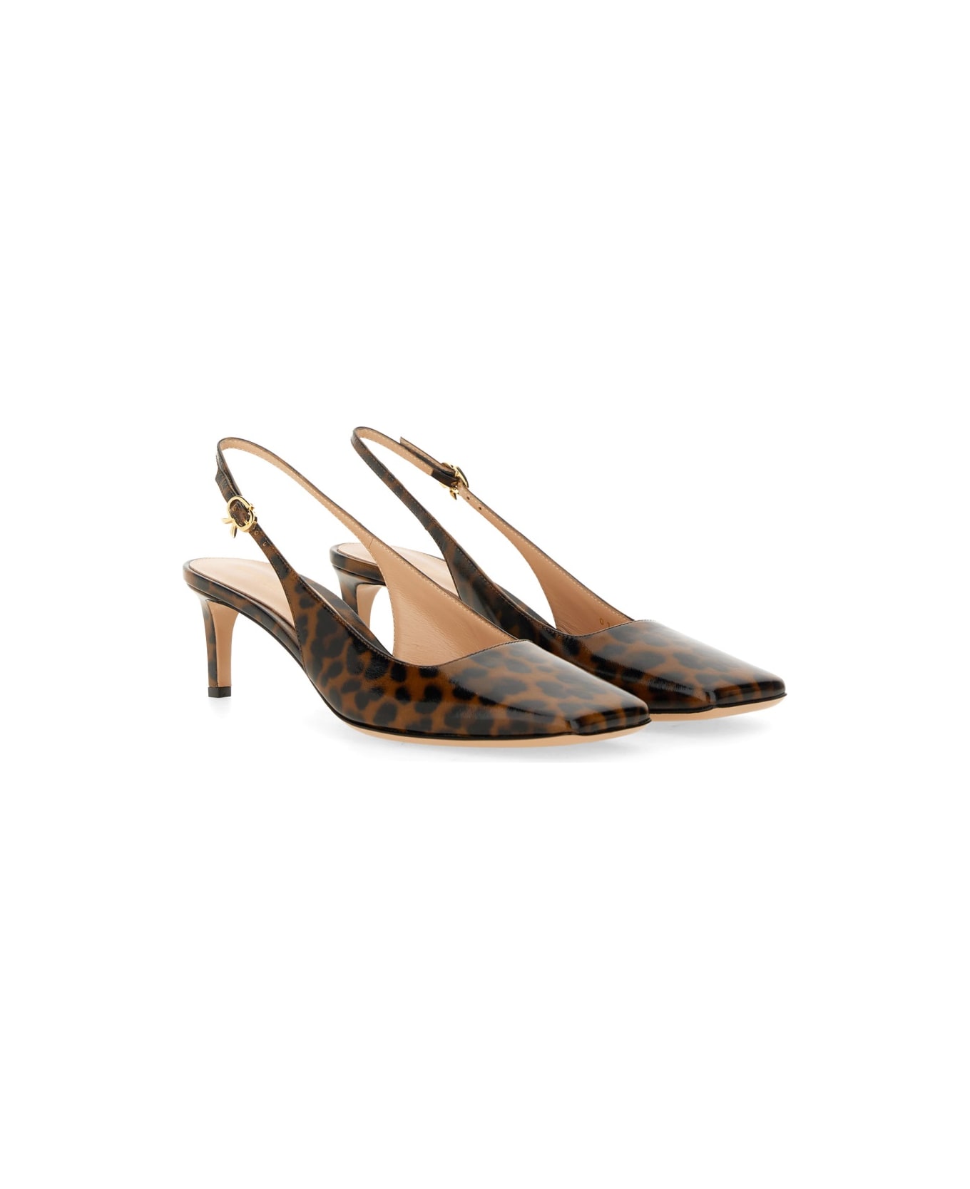 Gianvito Rossi Slingback "christina" - ANIMALIER