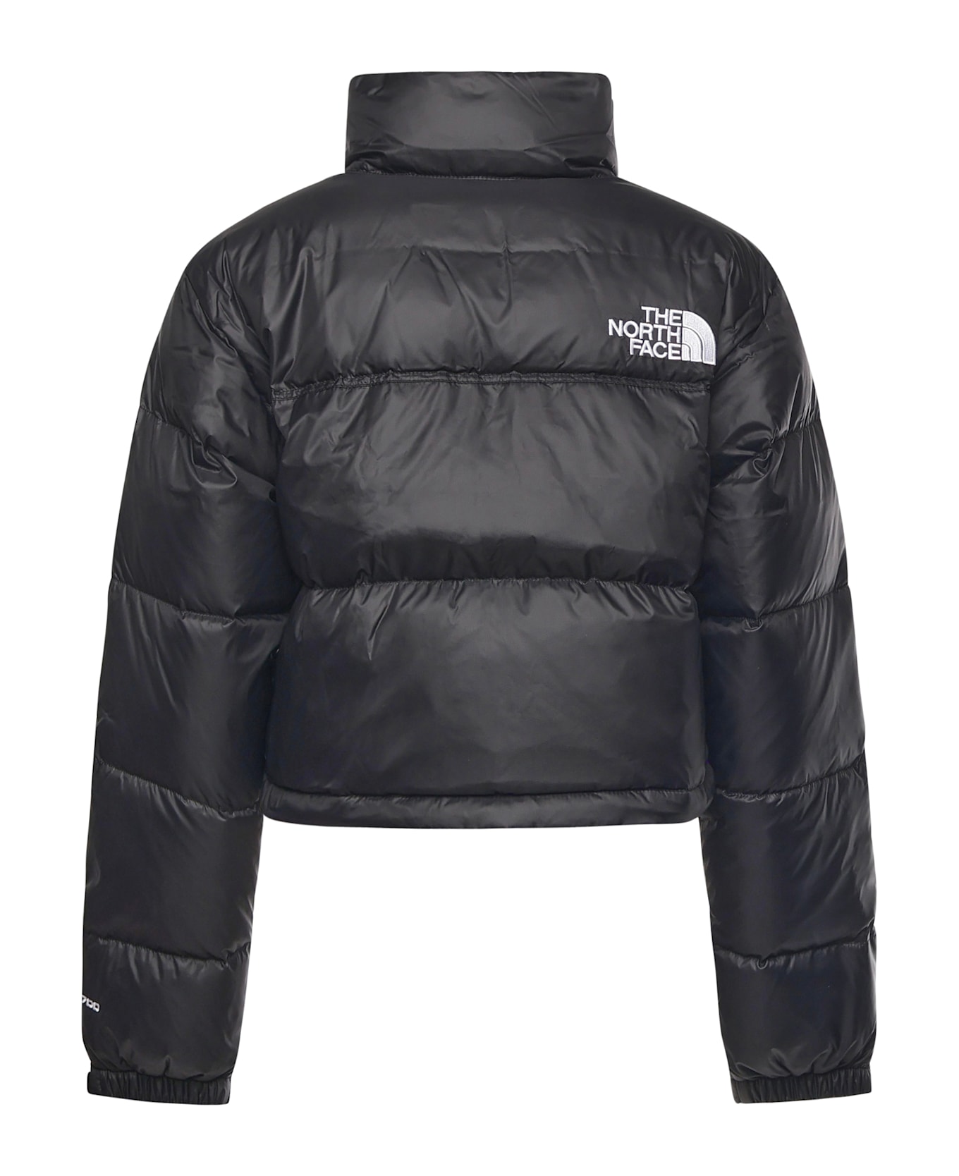 The North Face Nuptse Cropped Nylon Jacket - Black
