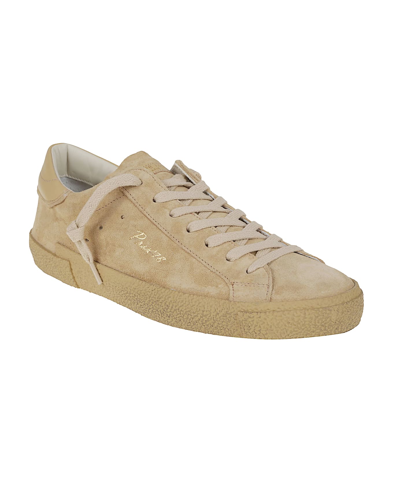 Philippe Model Prsx Low Man Daim `70 - Beige
