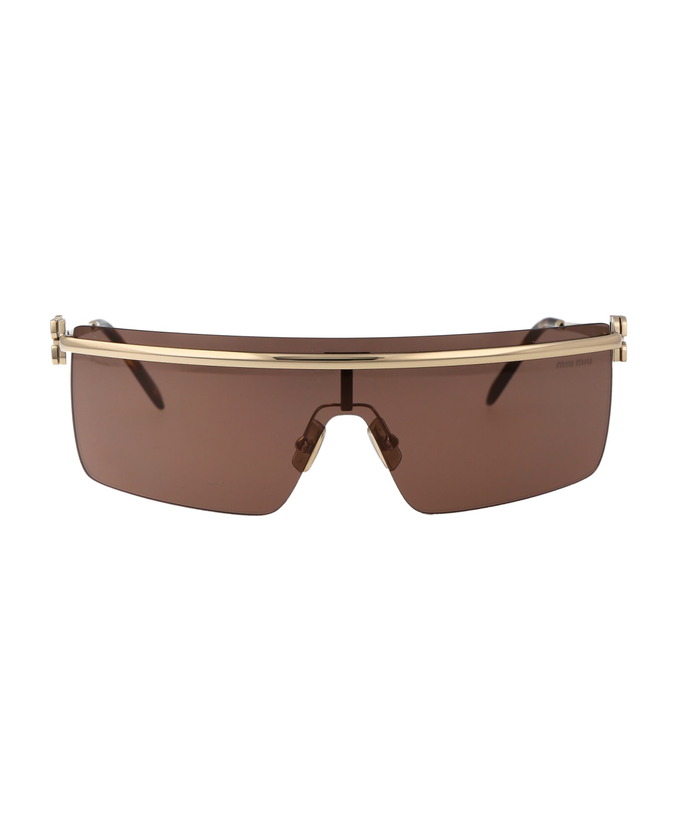Miu Miu Eyewear 0mu 50zs Sunglasses - ZVN70D Pale Gold