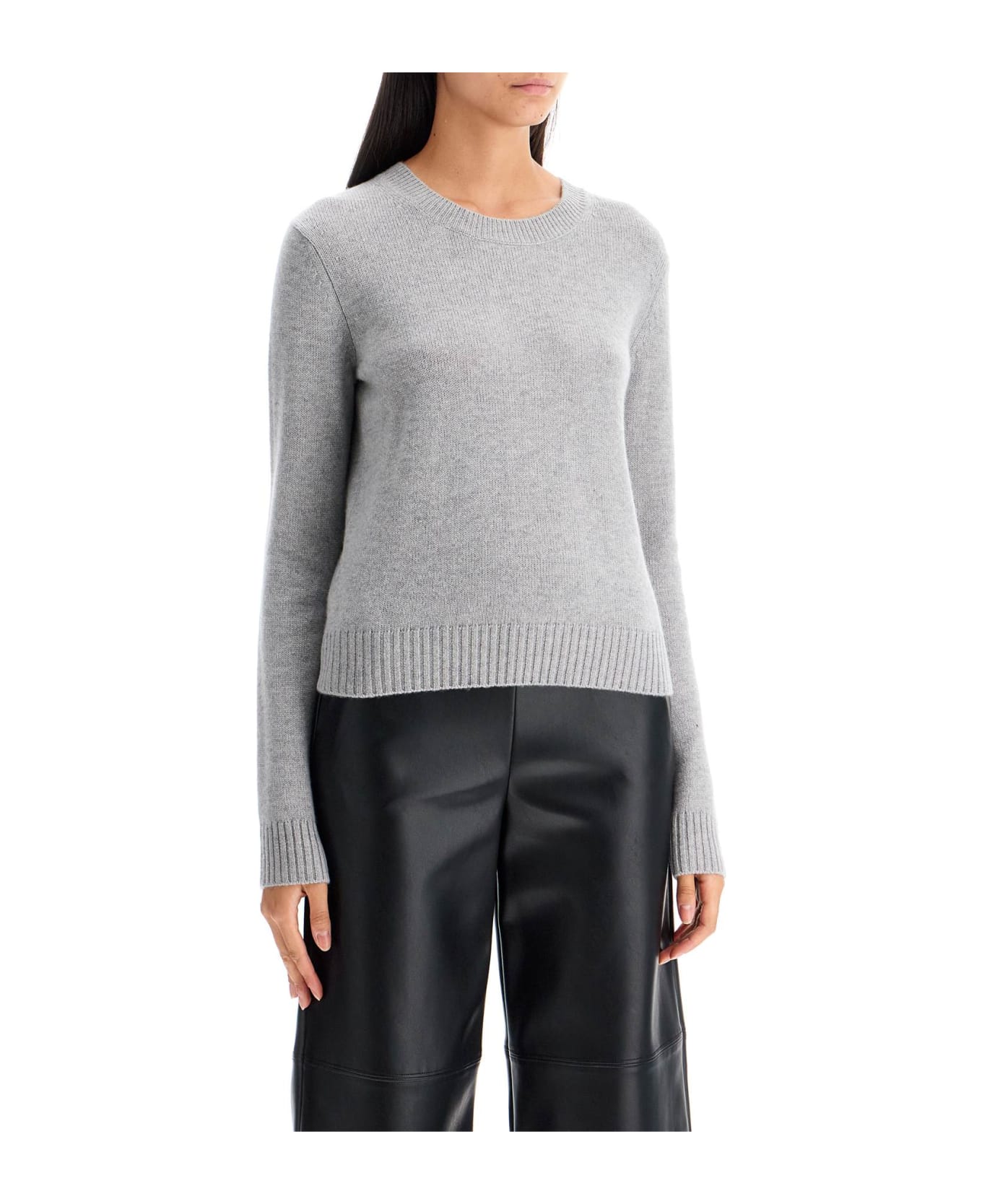 Lisa Yang Cashmere Mable Pullover - Light Grey