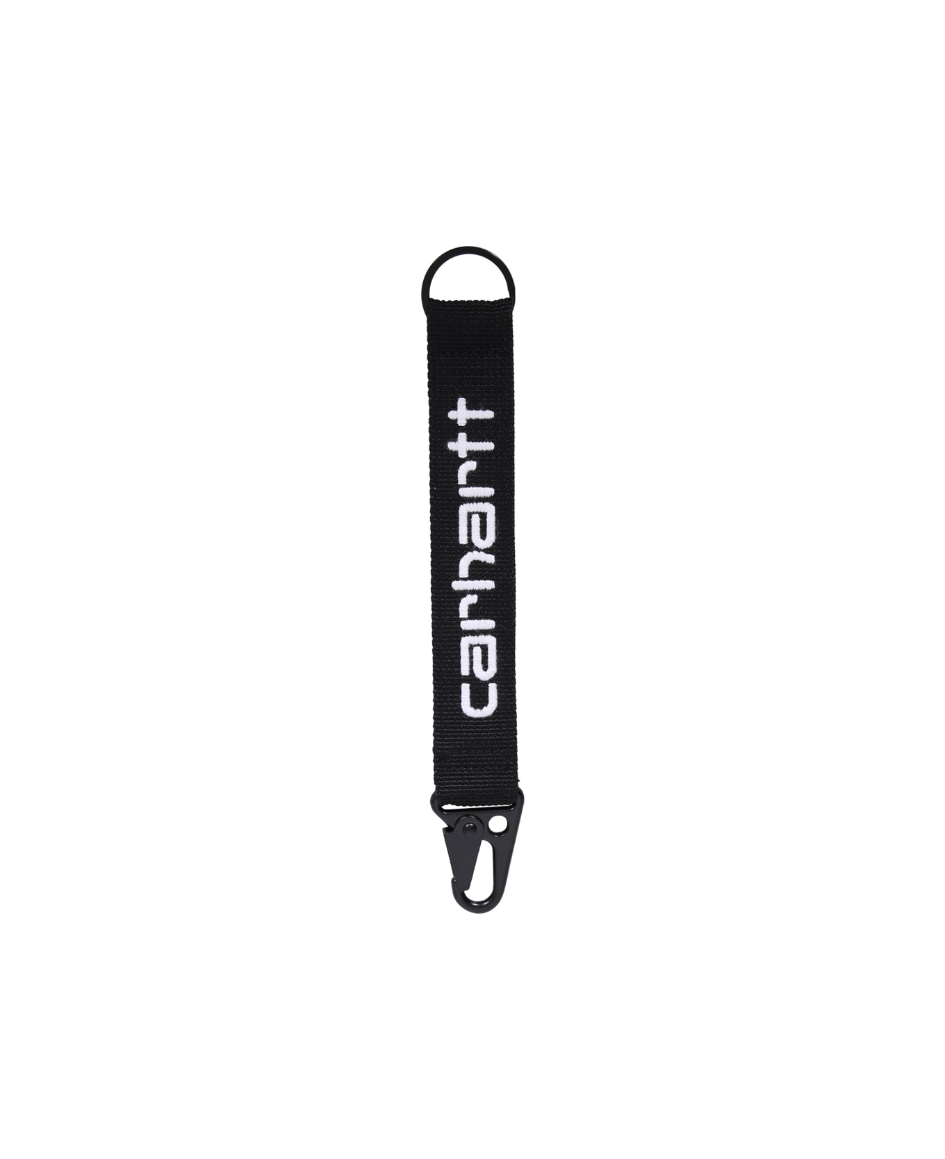 Carhartt Embroidered Logo Keychain - Black キーリング