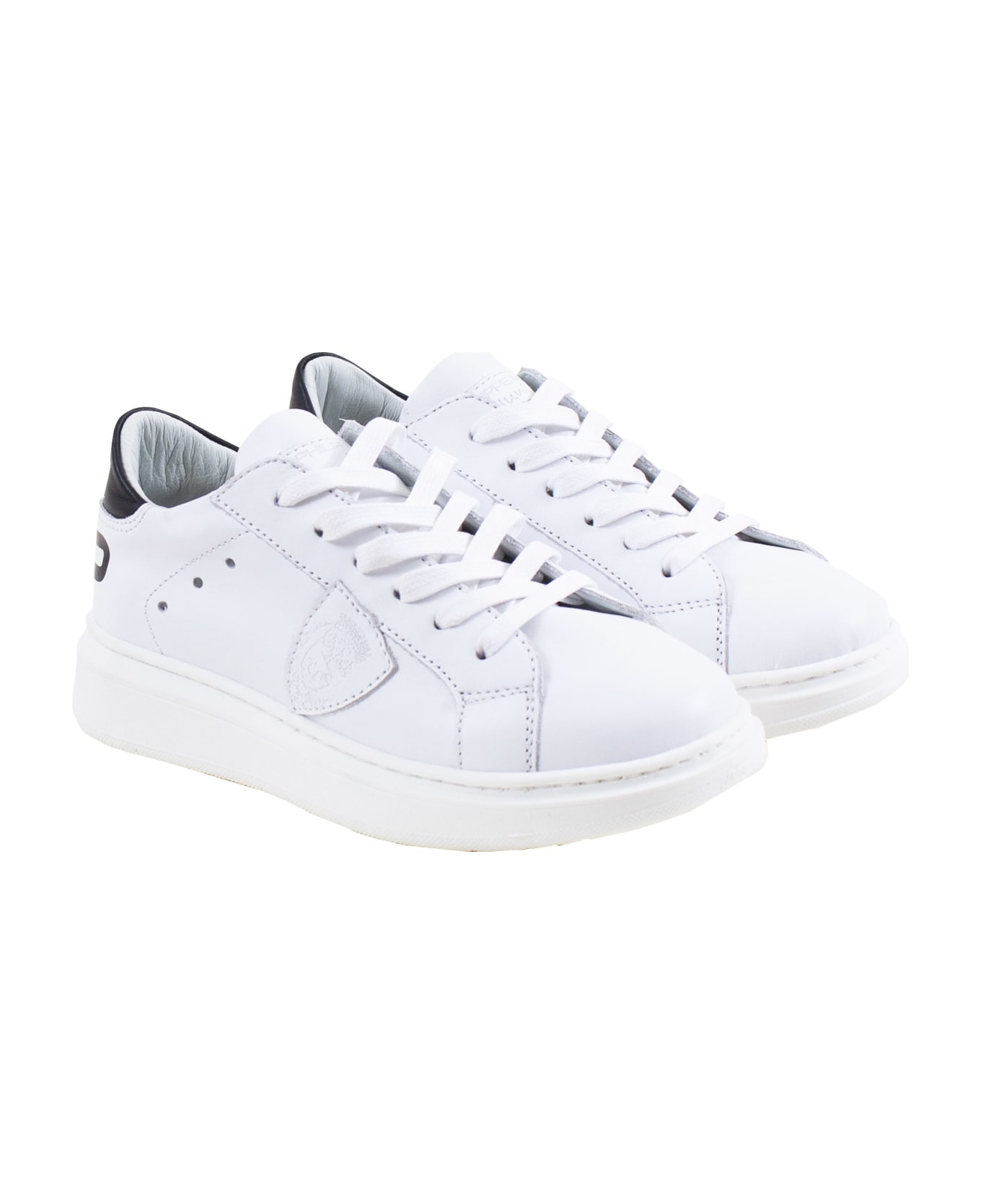Philippe Model Baby Sneakers With Logo - White