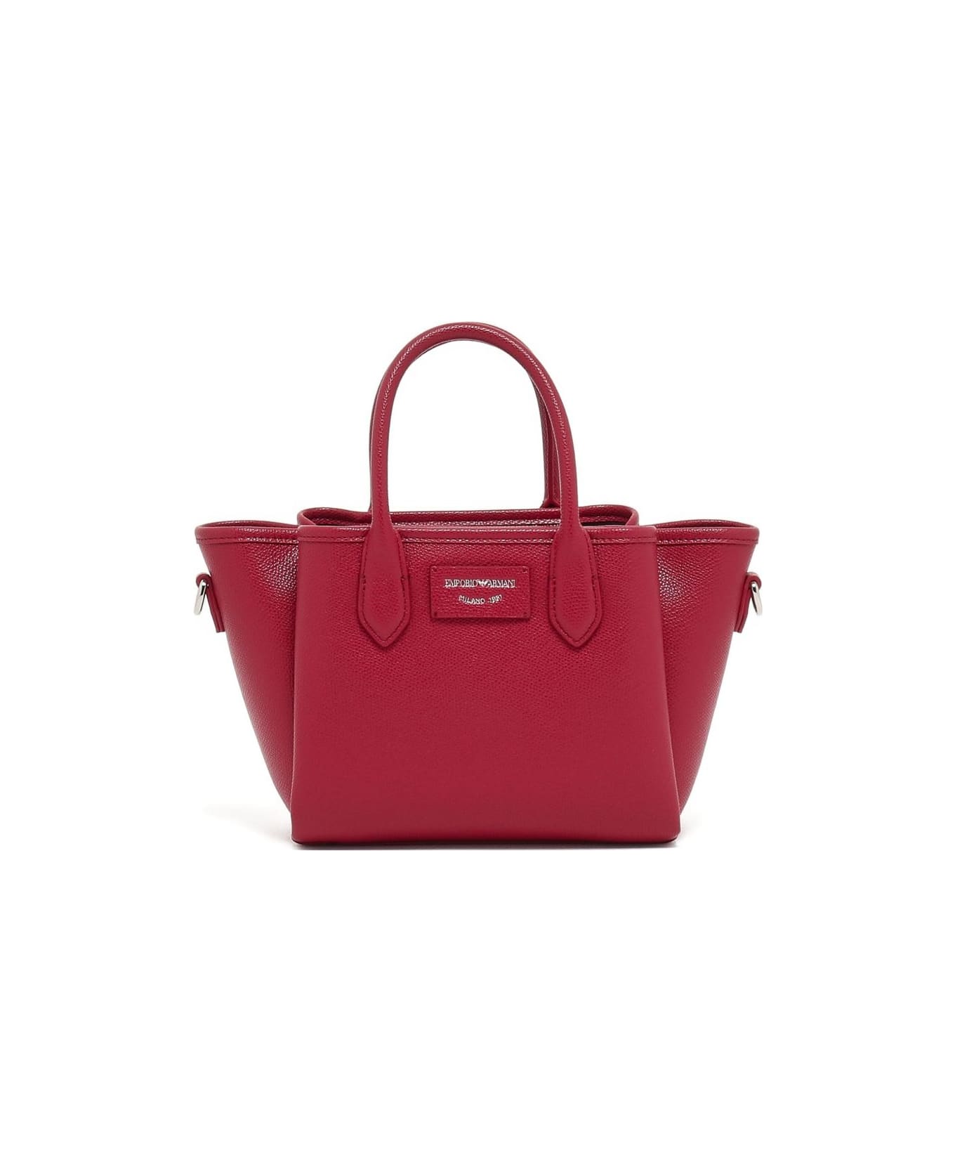 Emporio Armani Small Tote Bag - Bordeaux