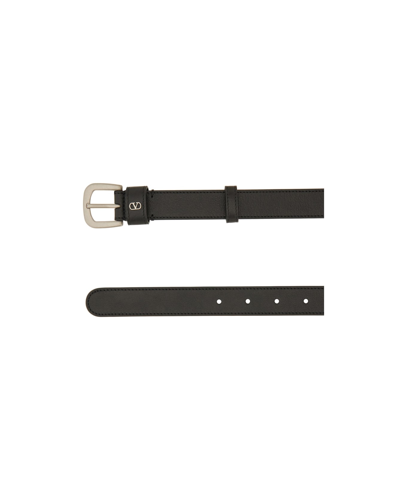 Valentino Garavani "vlogo Signature" Belt - BLACK