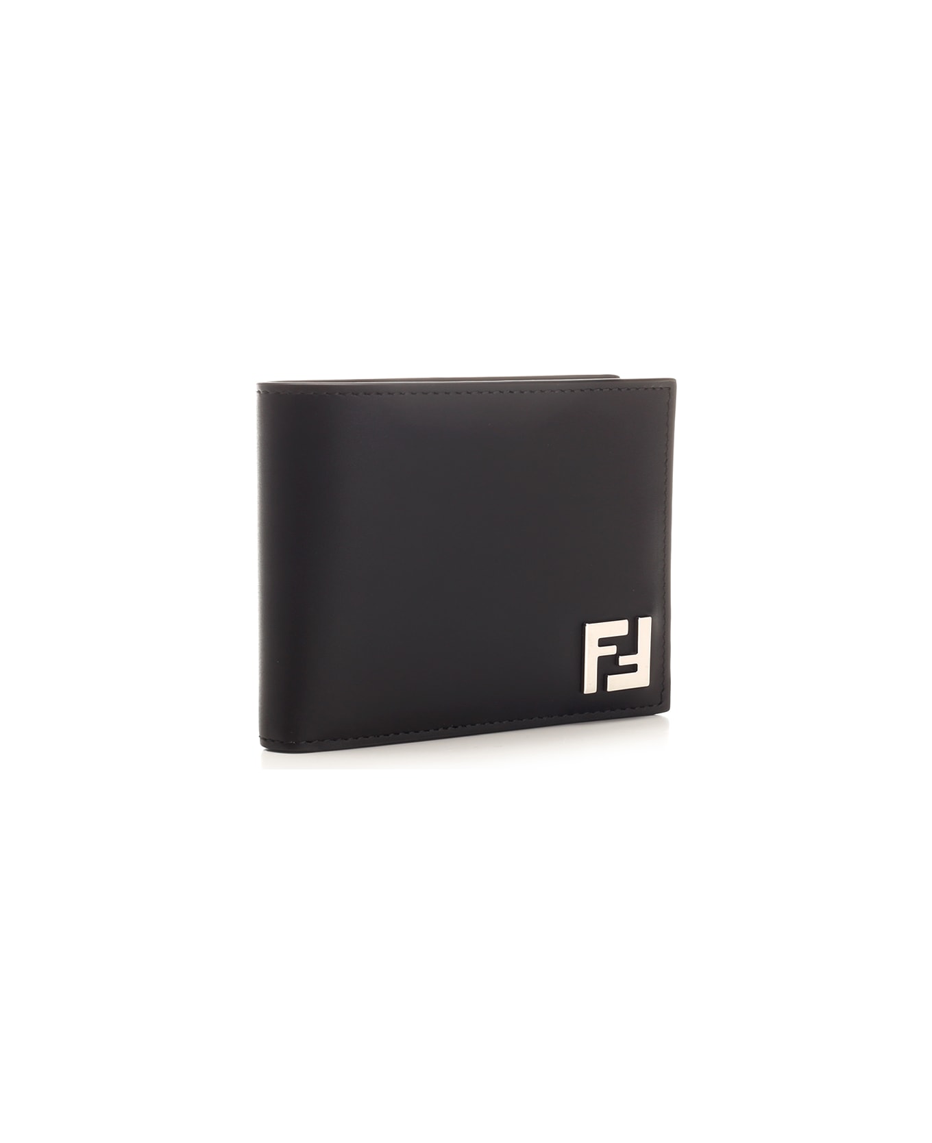 Fendi Ff Squared Bifold Wallet - Black