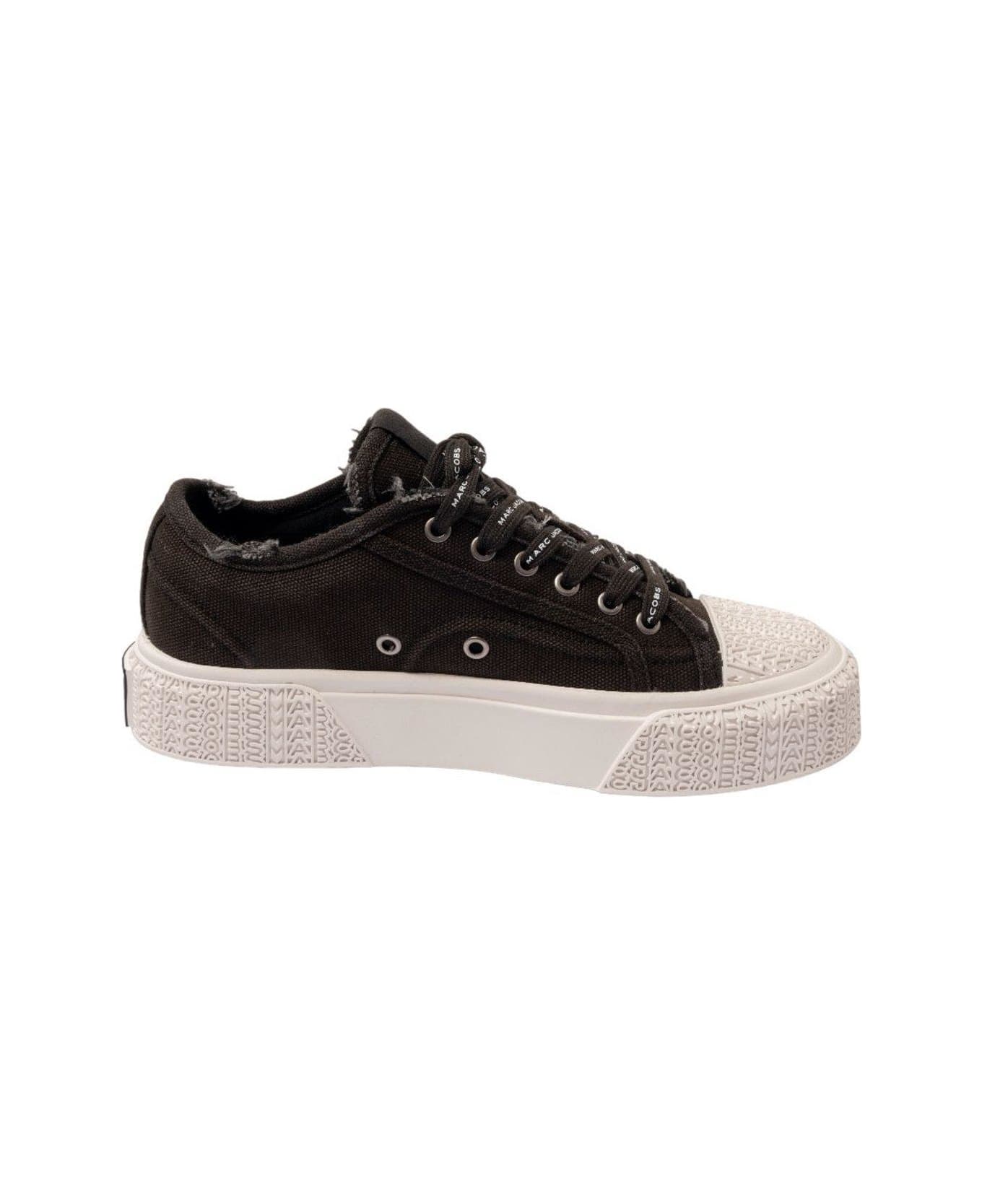 Marc Jacobs Black Tela Sneakers - Black